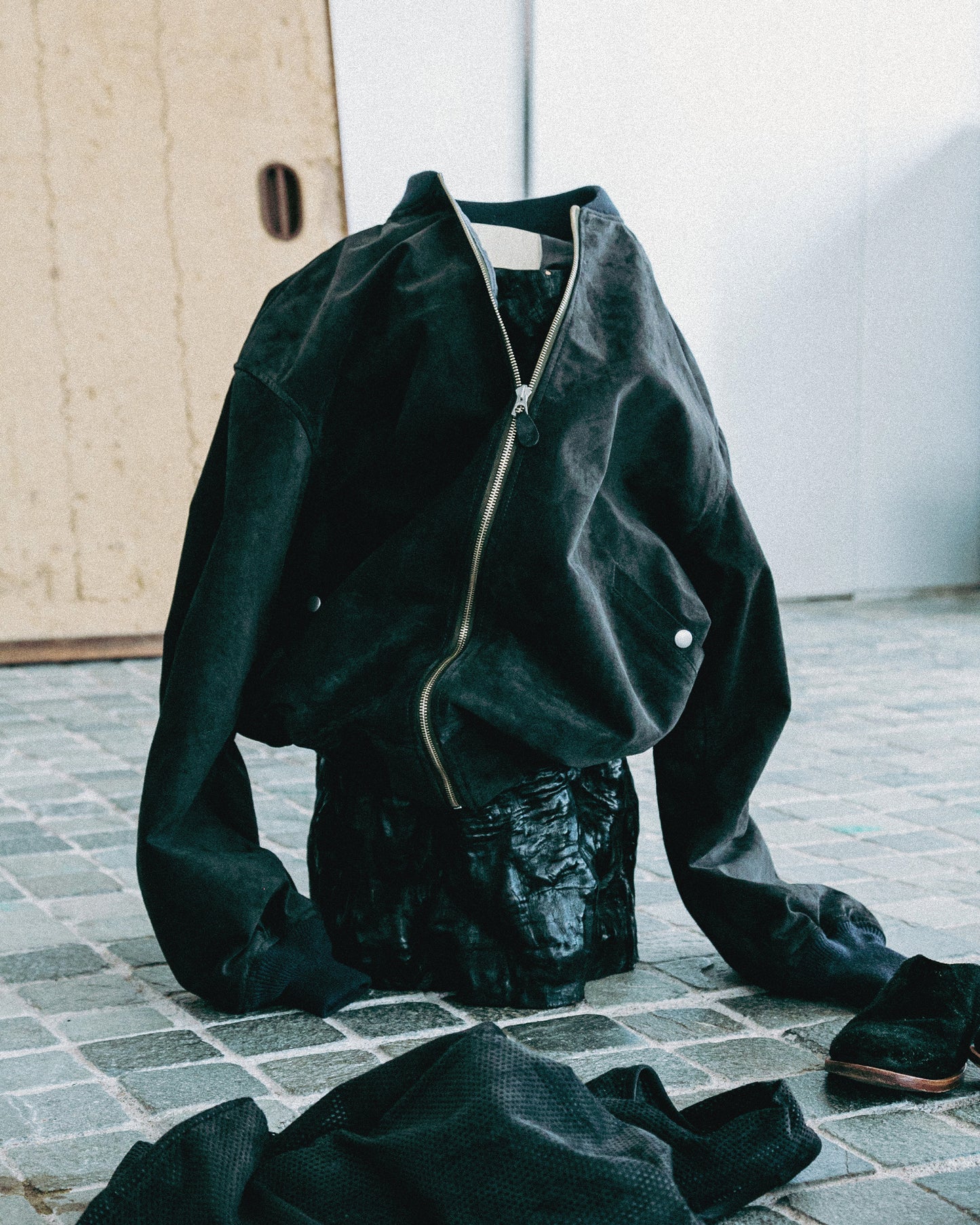 SUEDE BOMBER JACKET