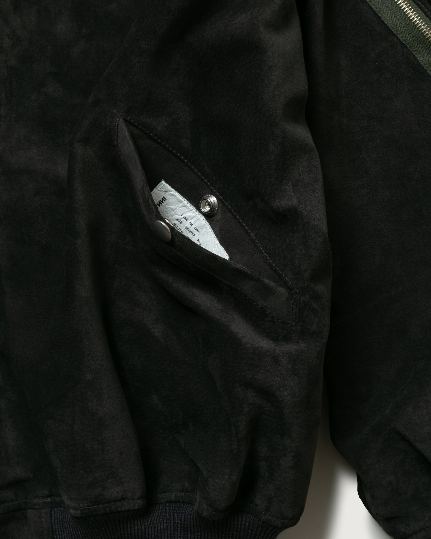 SUEDE BOMBER JACKET