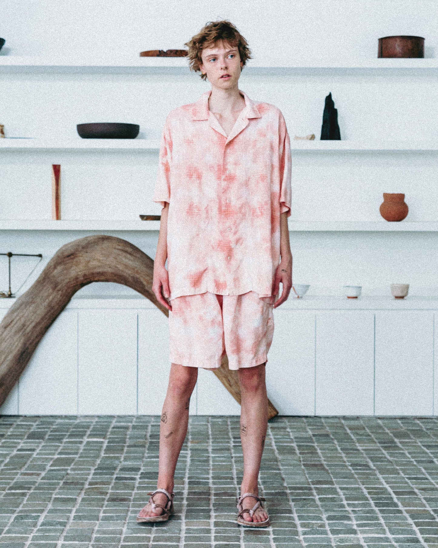 OMBRE CHECK SS SHIRT