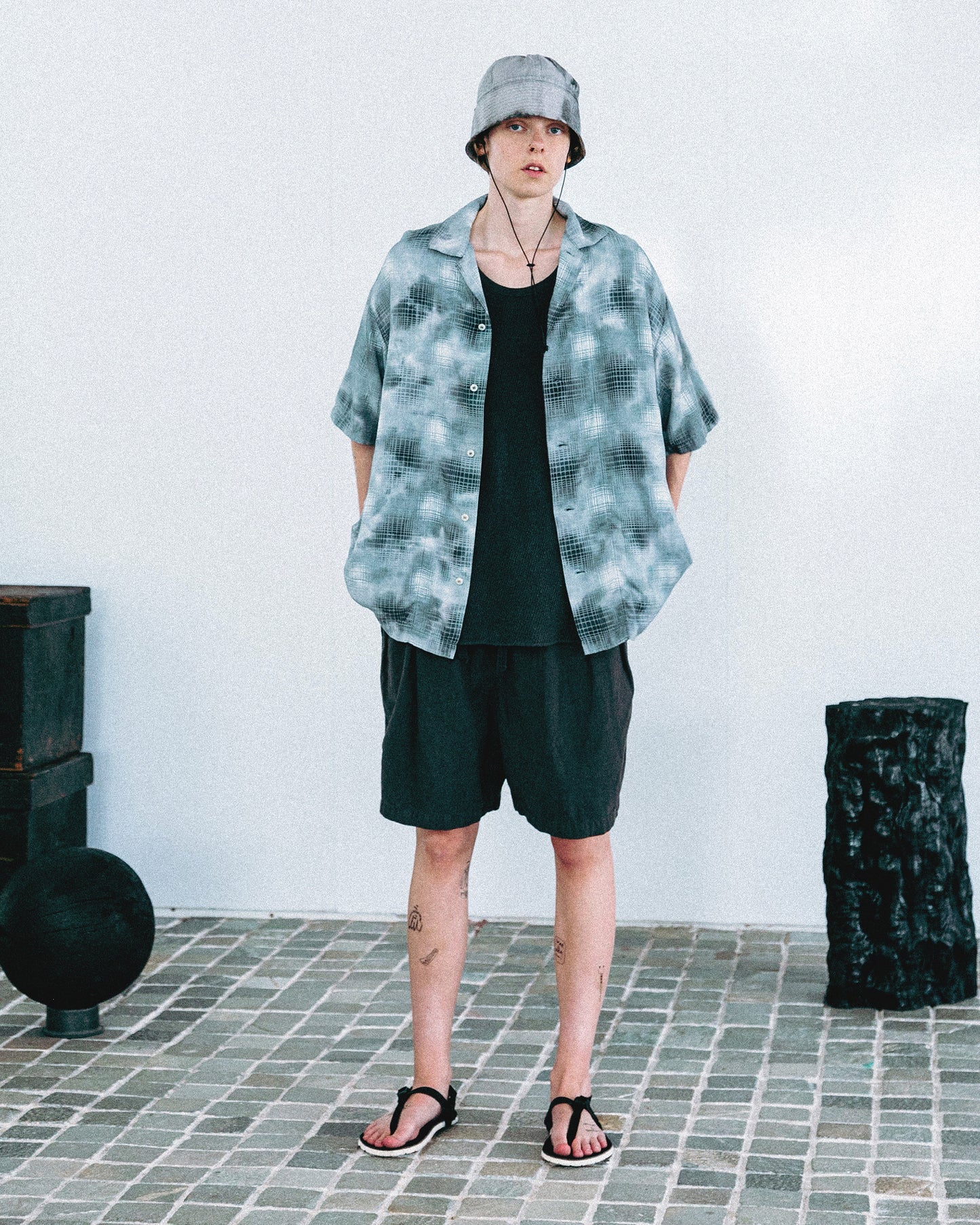 OMBRE CHECK SS SHIRT