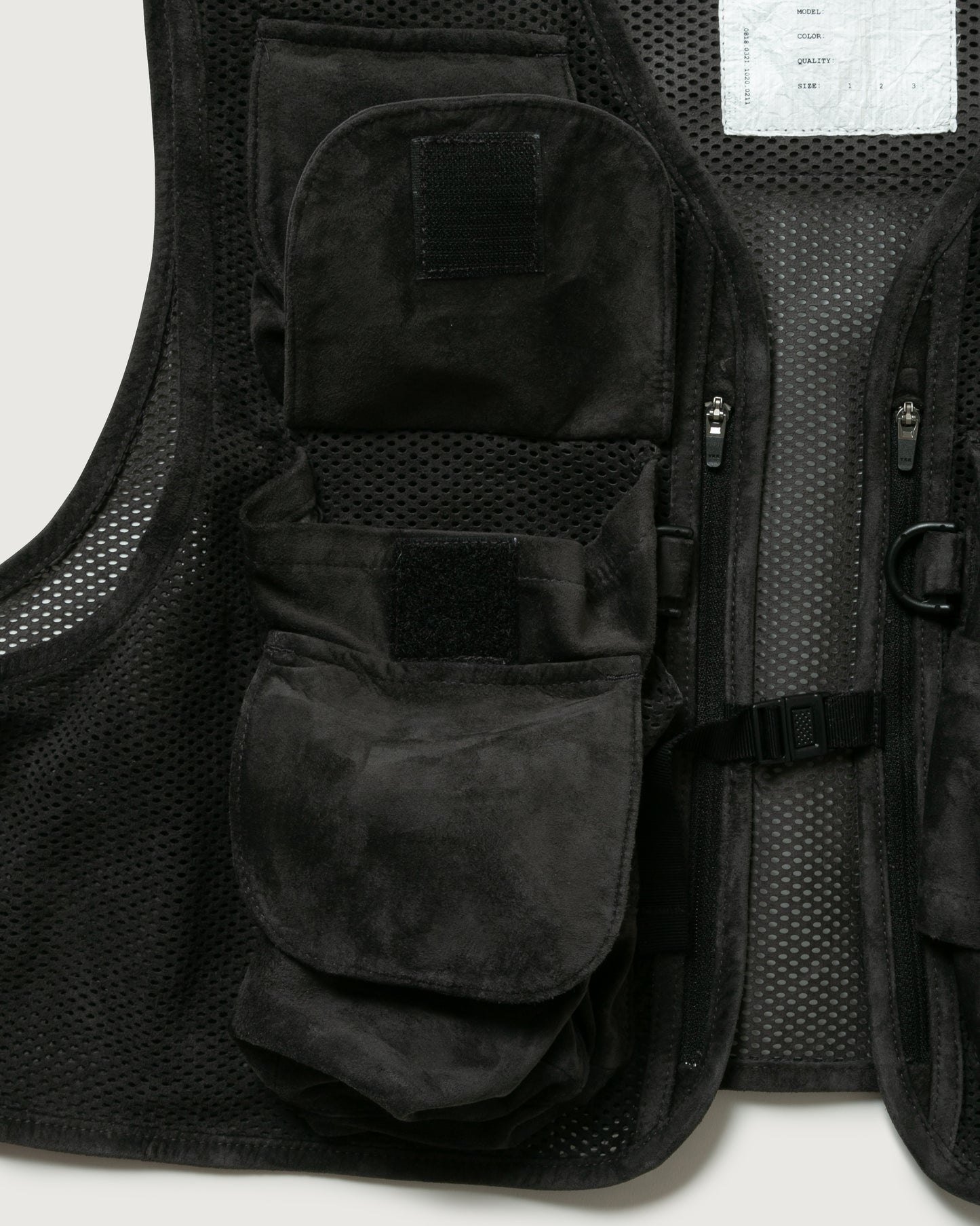 SUEDE MESH VEST