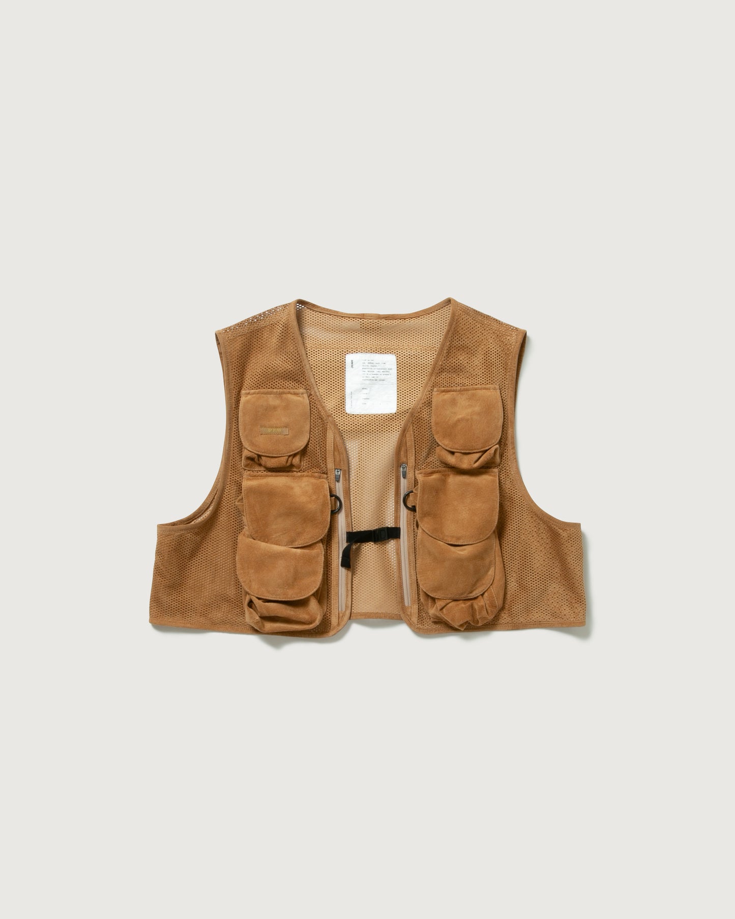 SUEDE MESH VEST