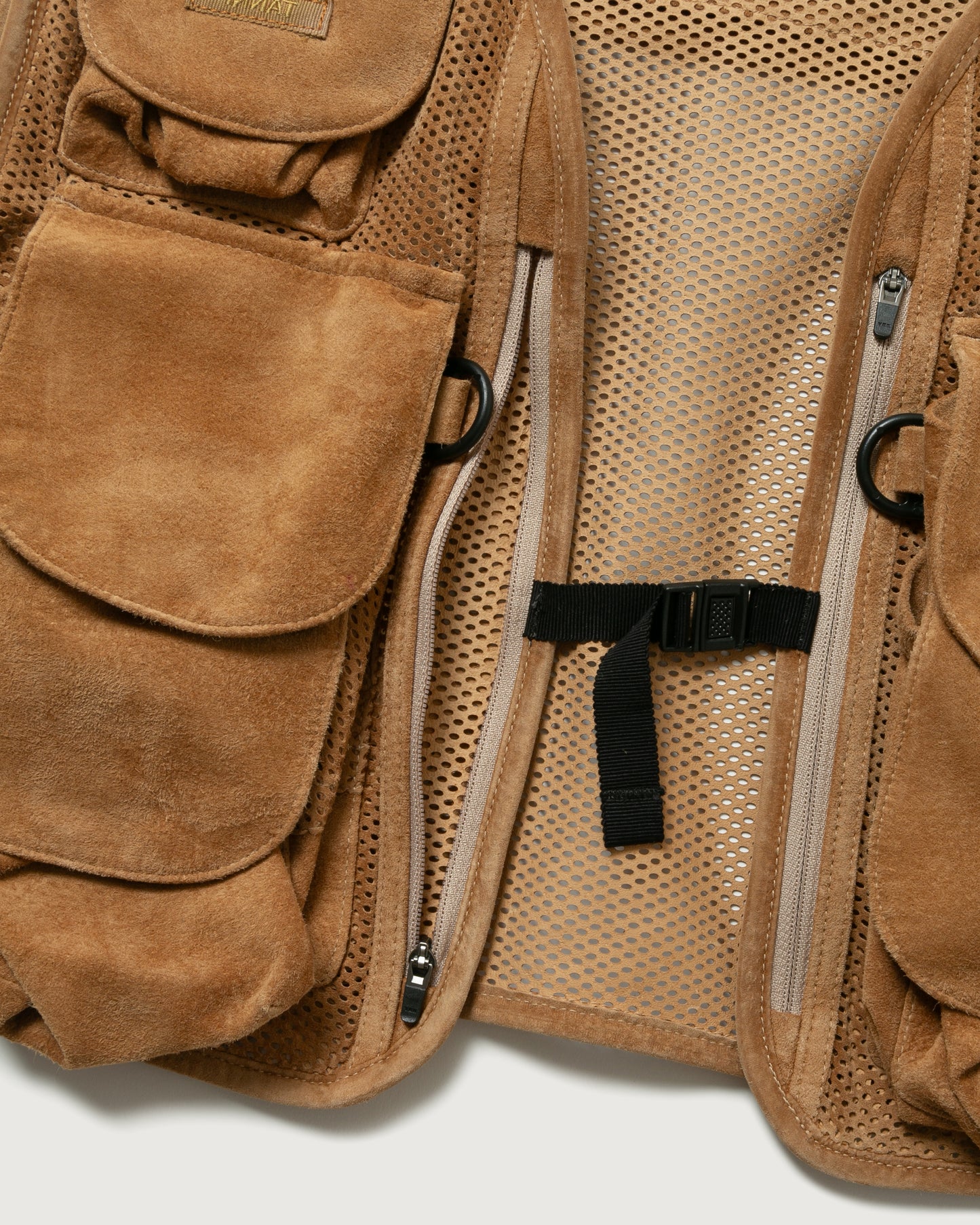 SUEDE MESH VEST