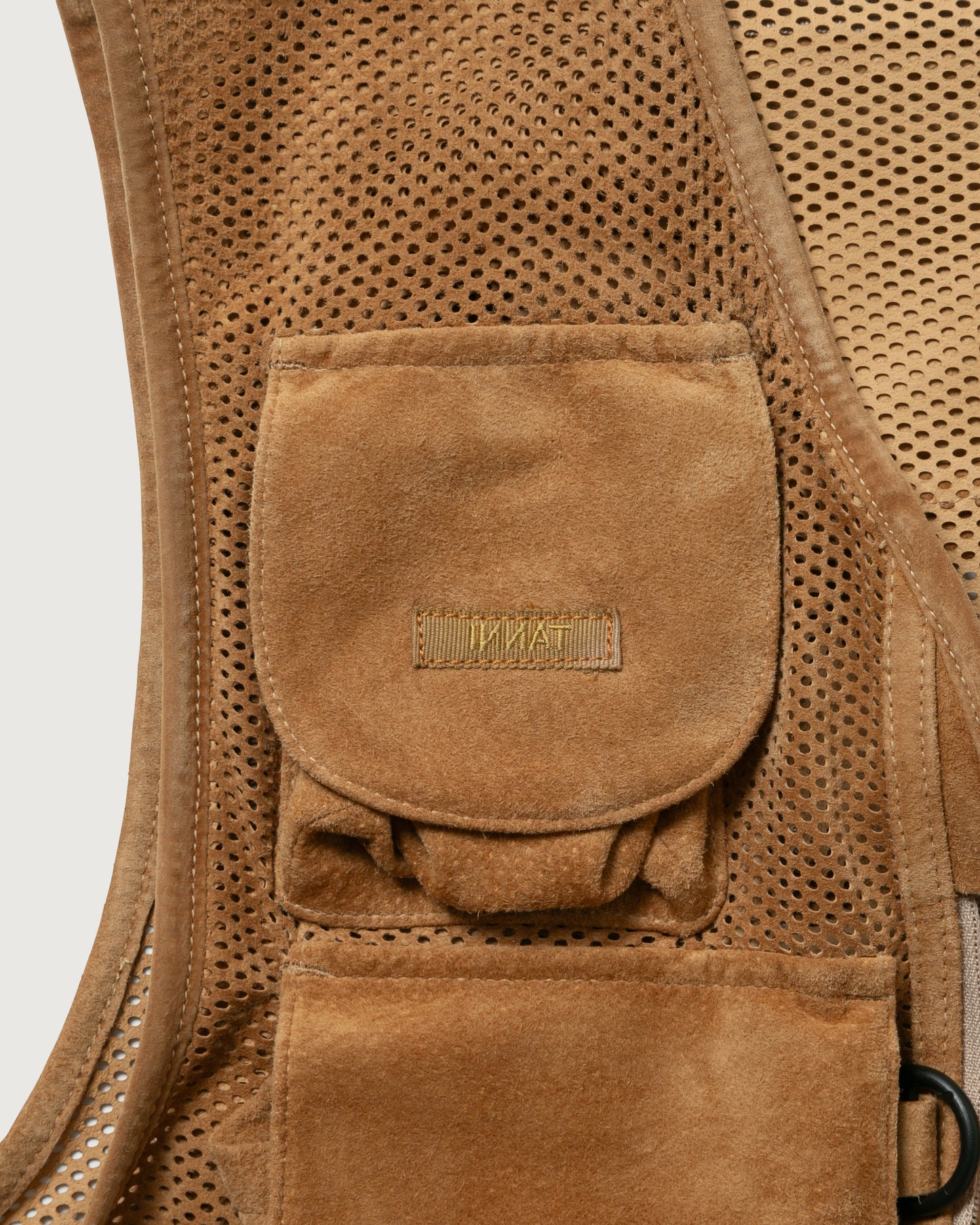 SUEDE MESH VEST
