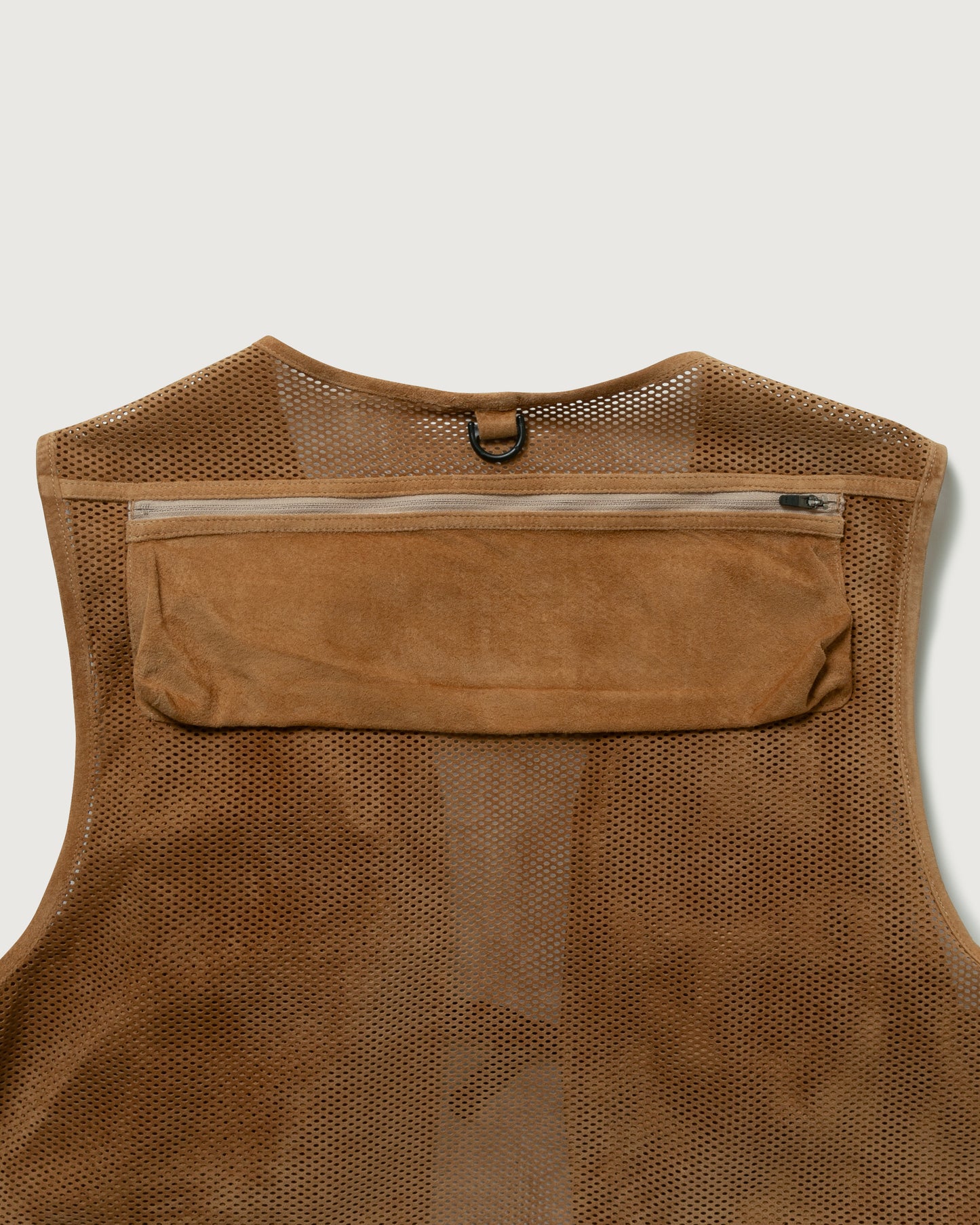 SUEDE MESH VEST