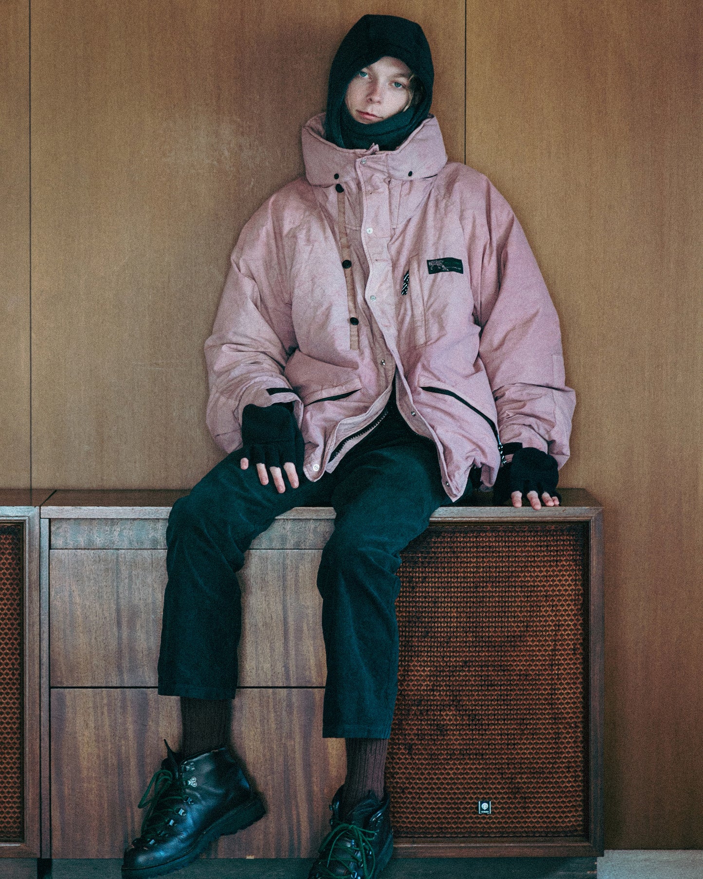 GARMENT DYED MAKALU DOWN JACKET