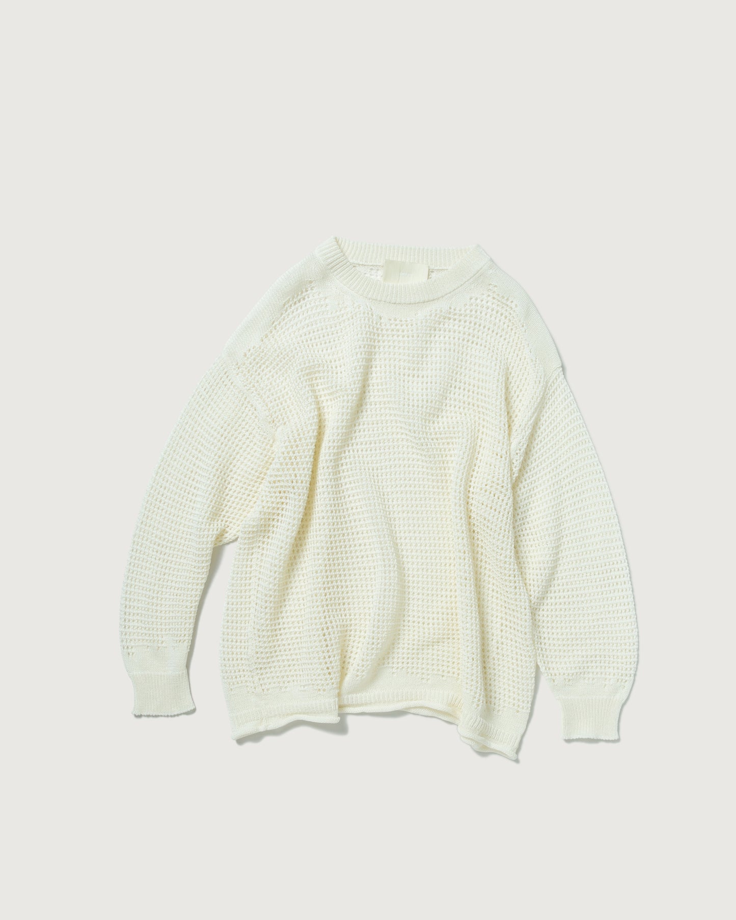 WAFFLE MESH SWEATER