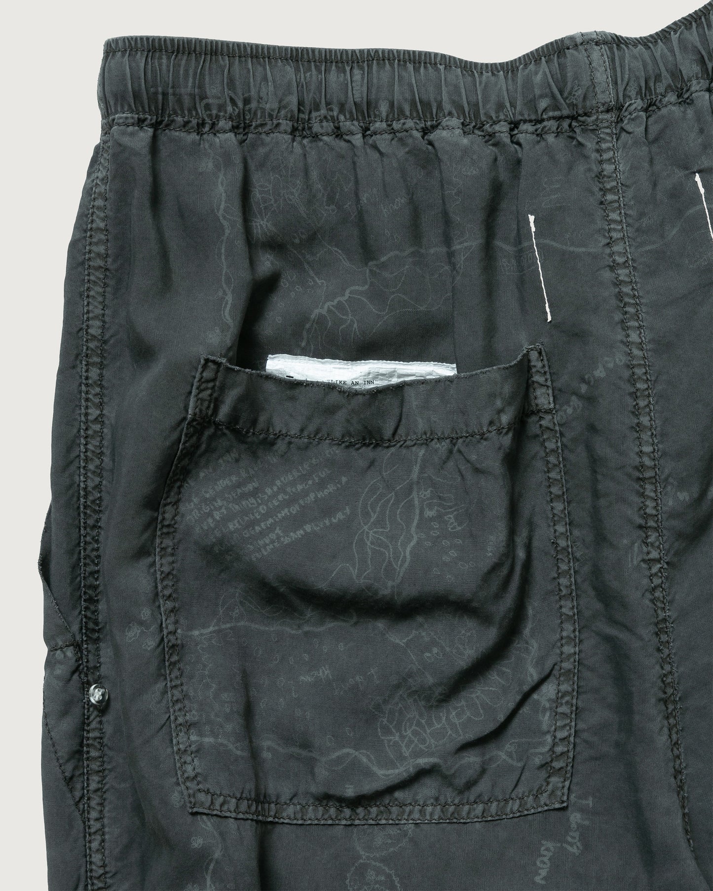 RAKUGAKI BANDANA EASY PANTS