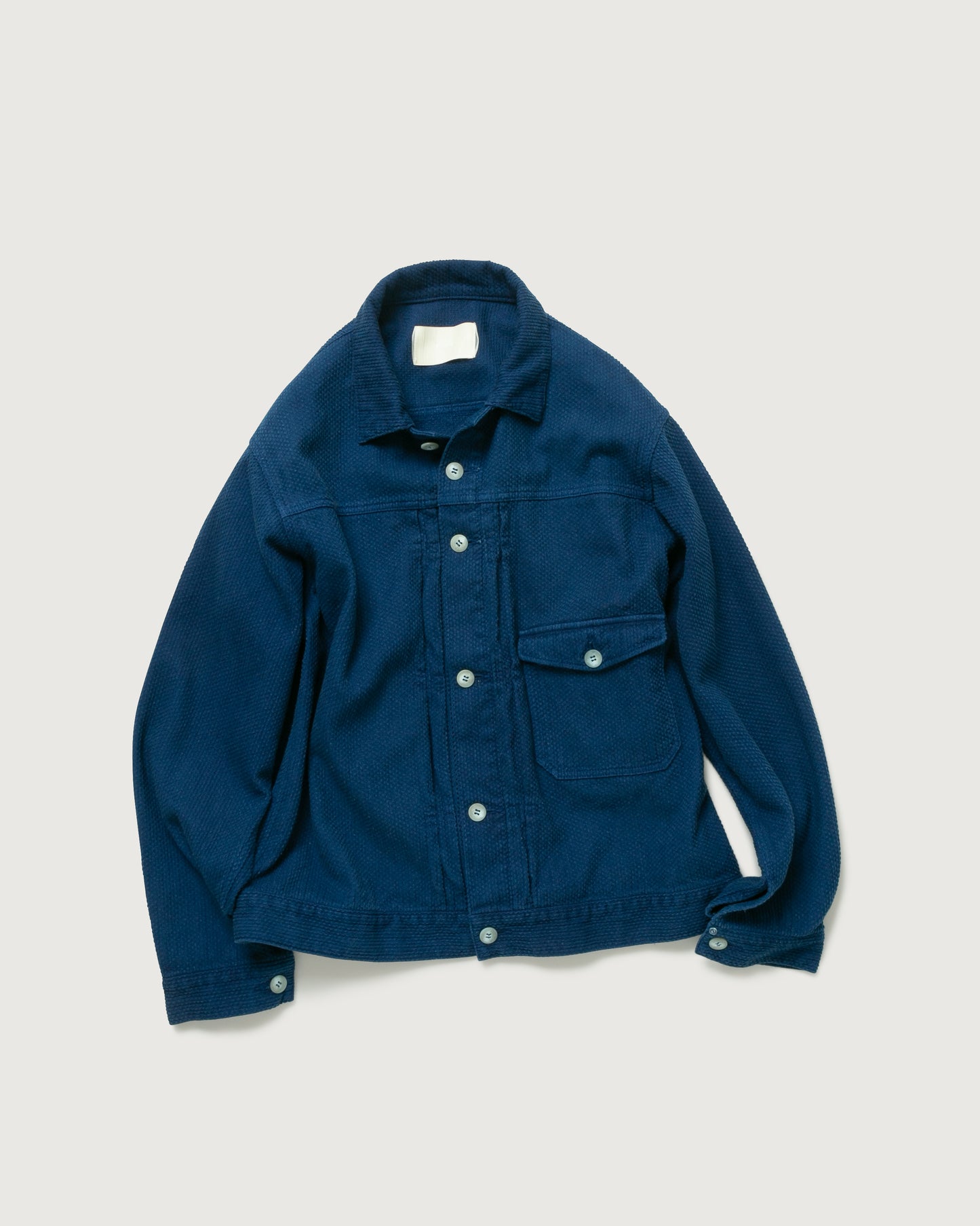 HAND-DYED SASHIKO TYPE-1 TRUCKER JACKET