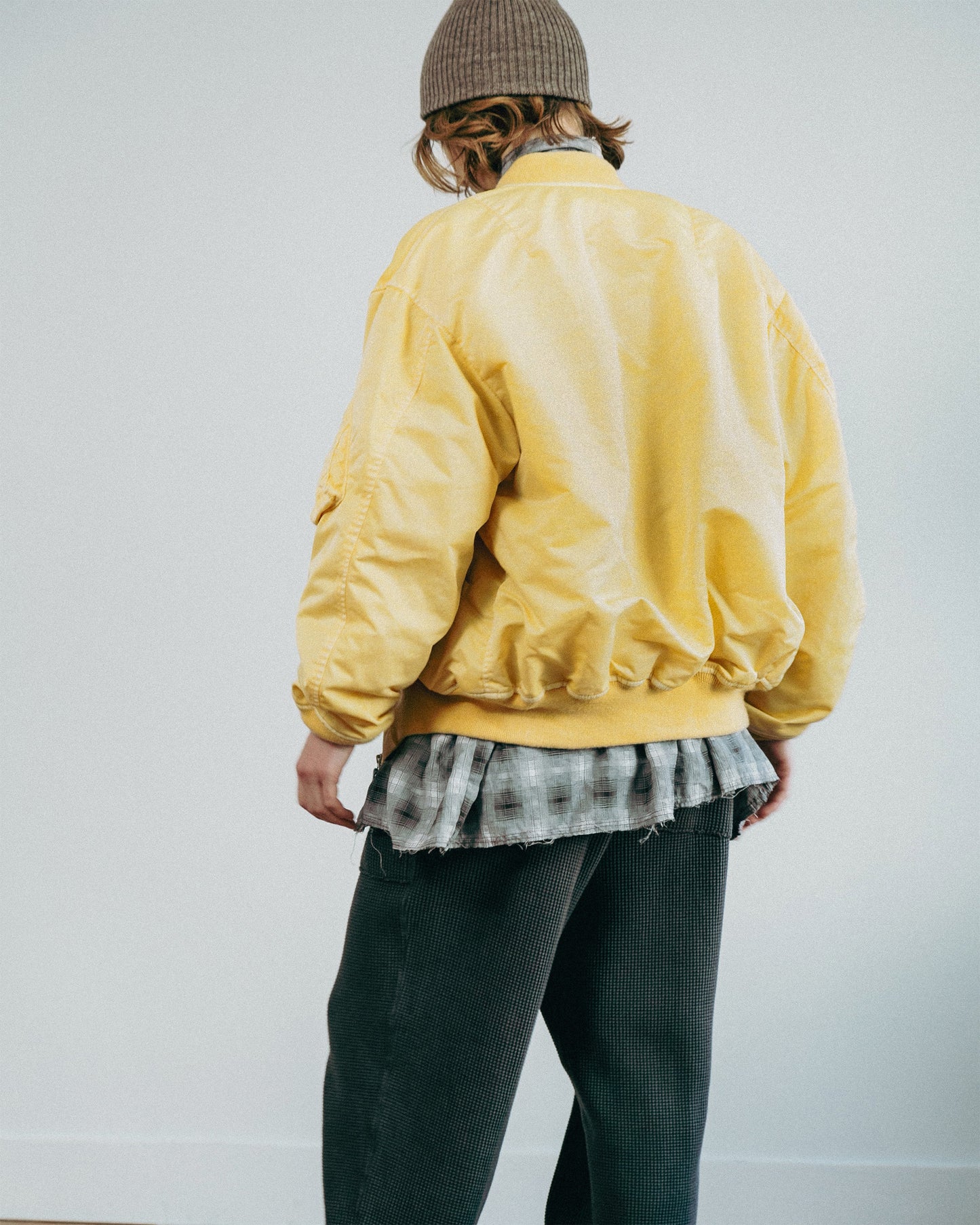 HAND-DYED BOMBER JACKET