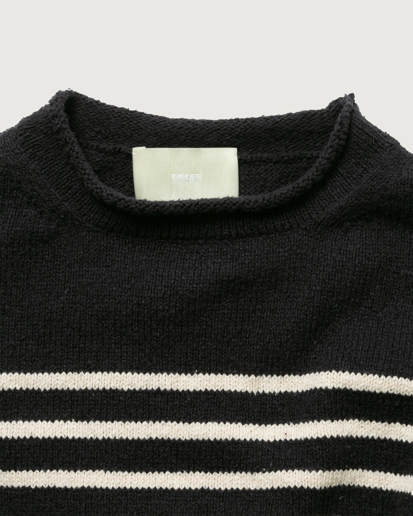 PANEL BORDER SWEATER