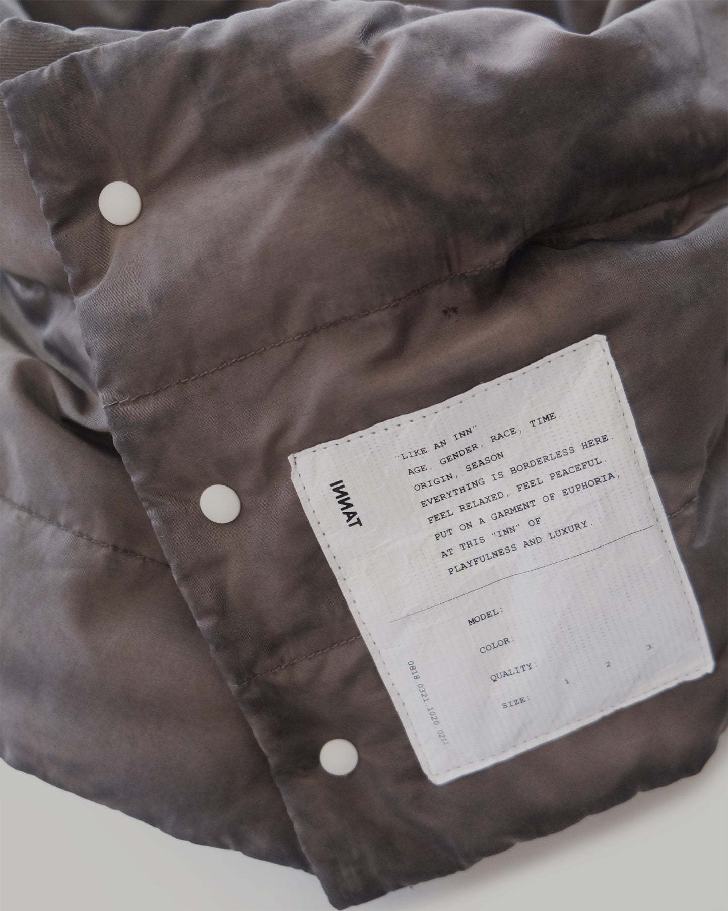 HAND-DYED DOWN SNOOD