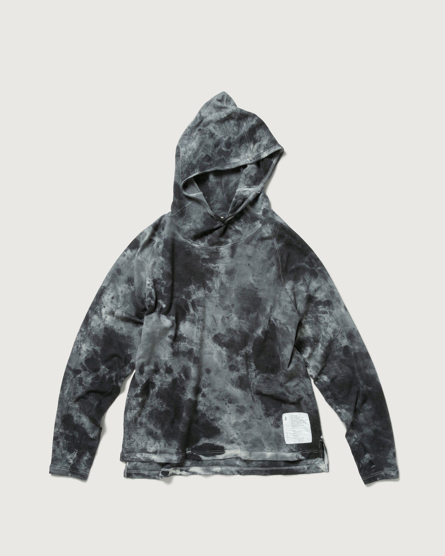 WOOL TIE-DYE HOODIE