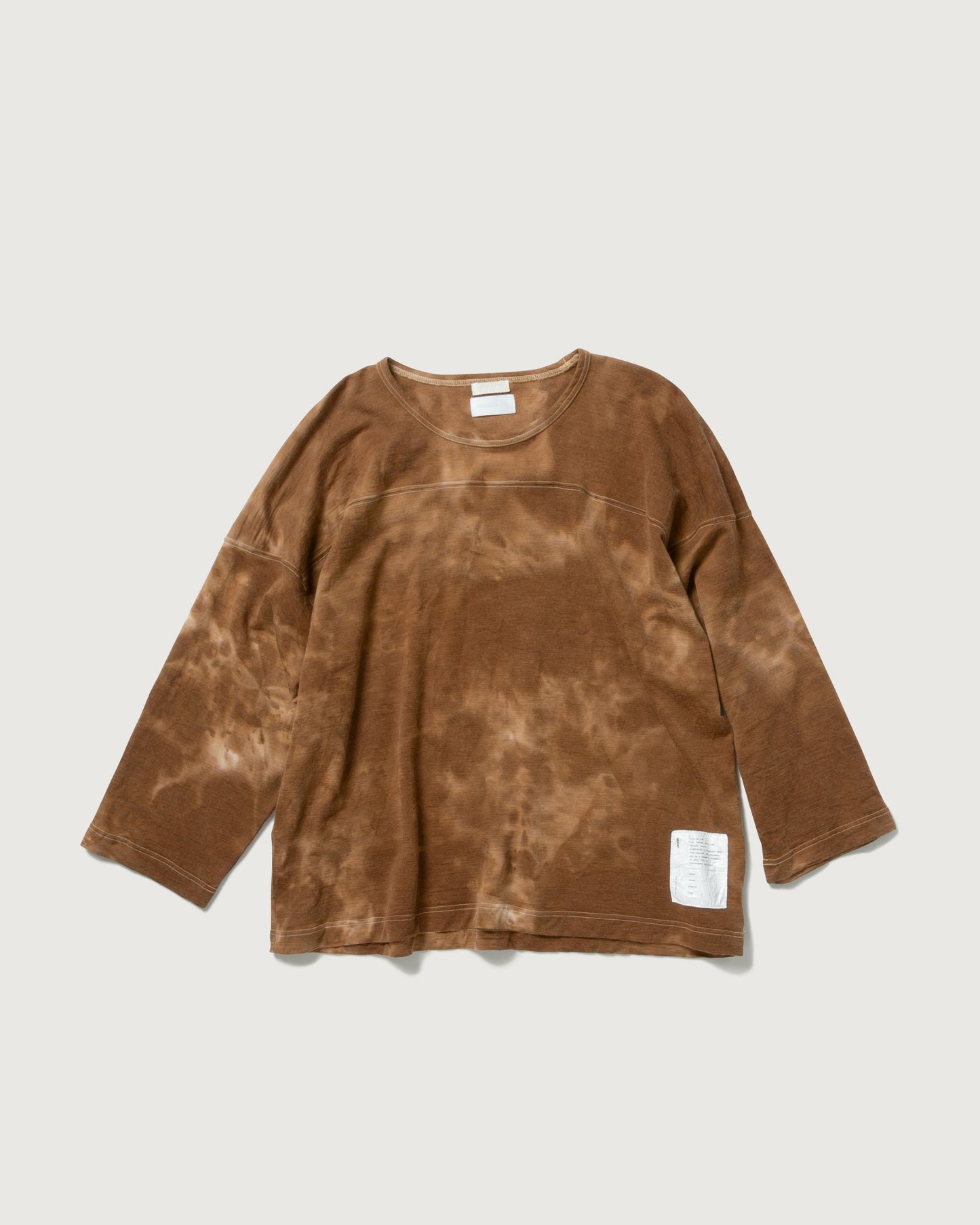 WOOL TIE-DYE FOOTBALL TEE