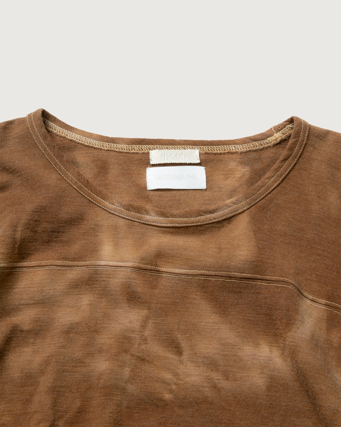 WOOL TIE-DYE FOOTBALL TEE