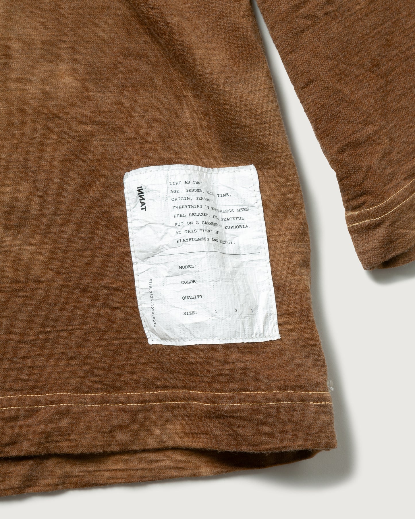WOOL TIE-DYE FOOTBALL TEE