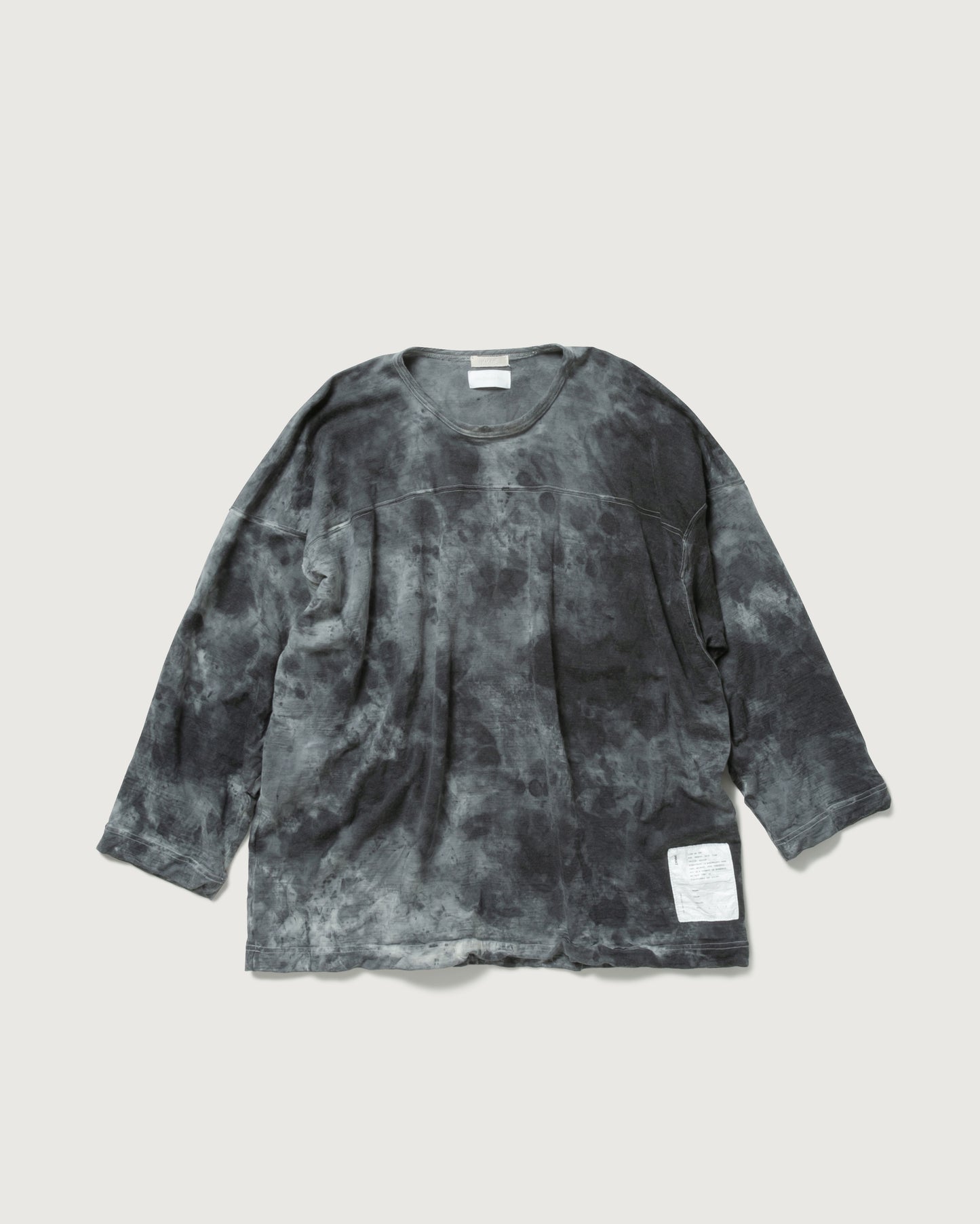 WOOL TIE-DYE FOOTBALL TEE