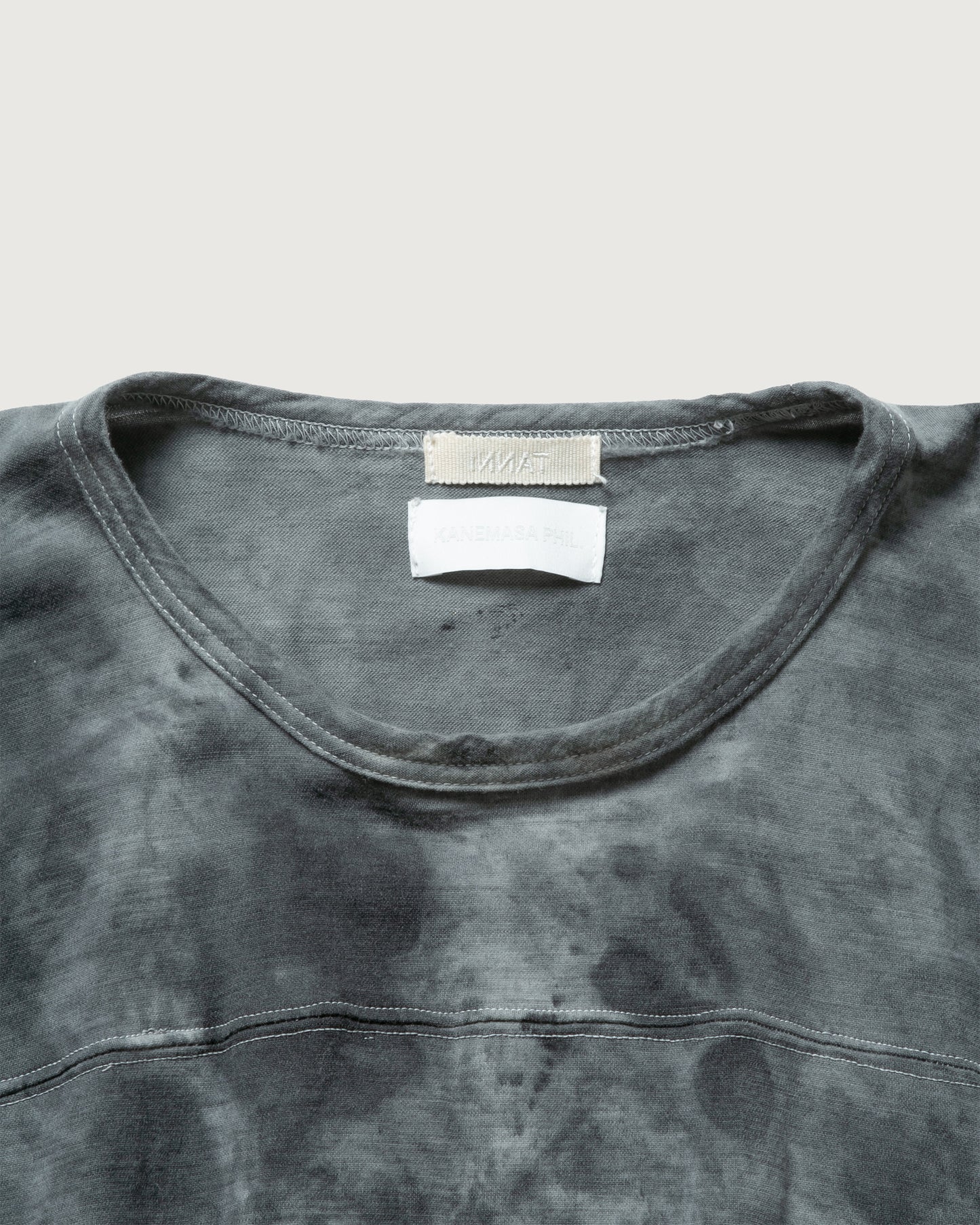 WOOL TIE-DYE FOOTBALL TEE