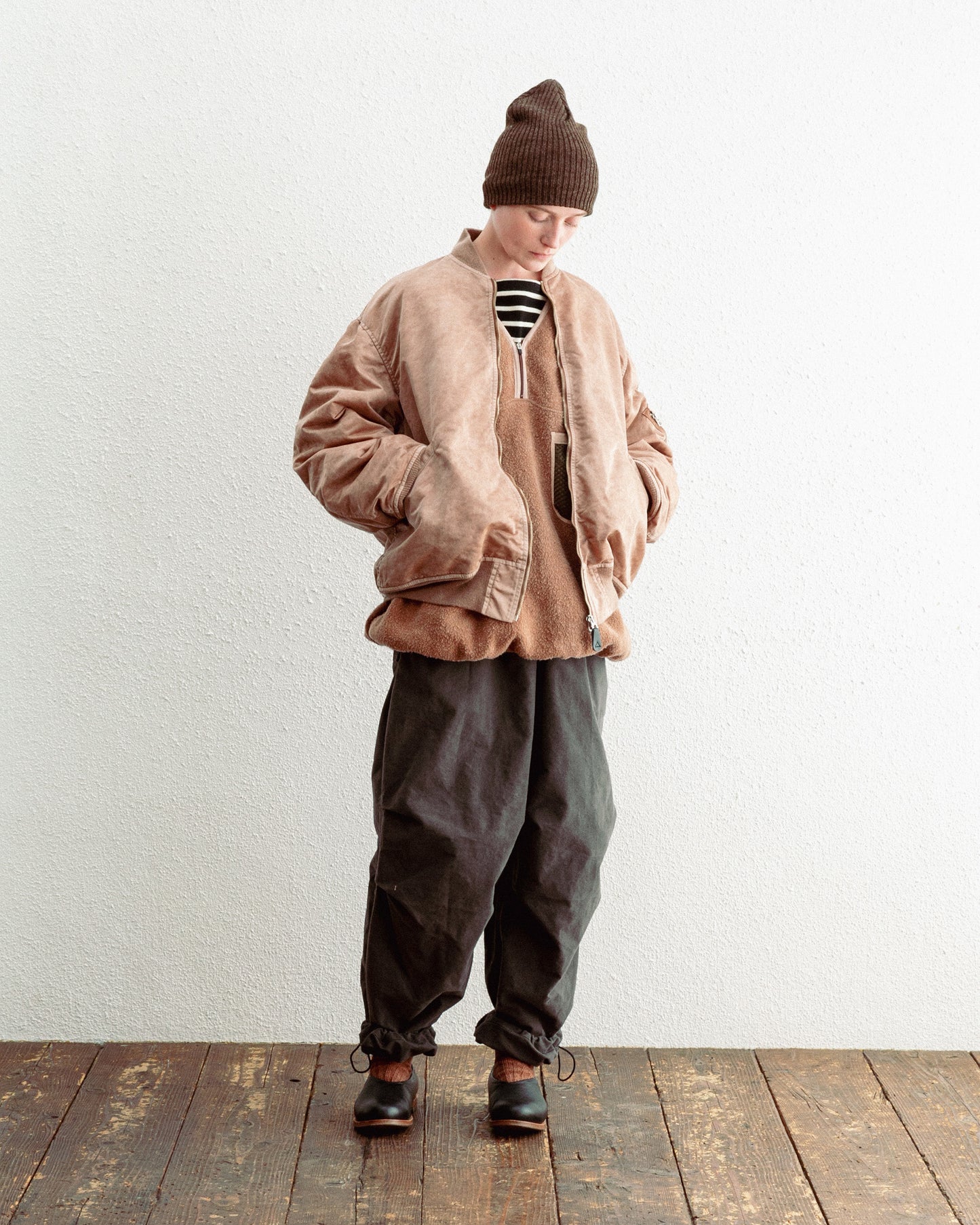 HAND-DYED BOMBER JACKET