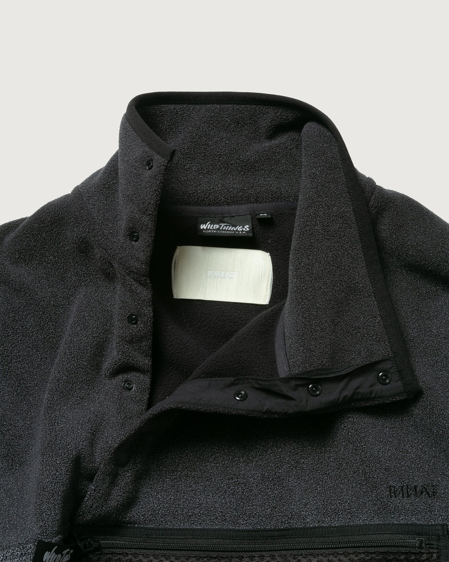 PIGMENT PRINT WASH POLARTEC PULLOVER