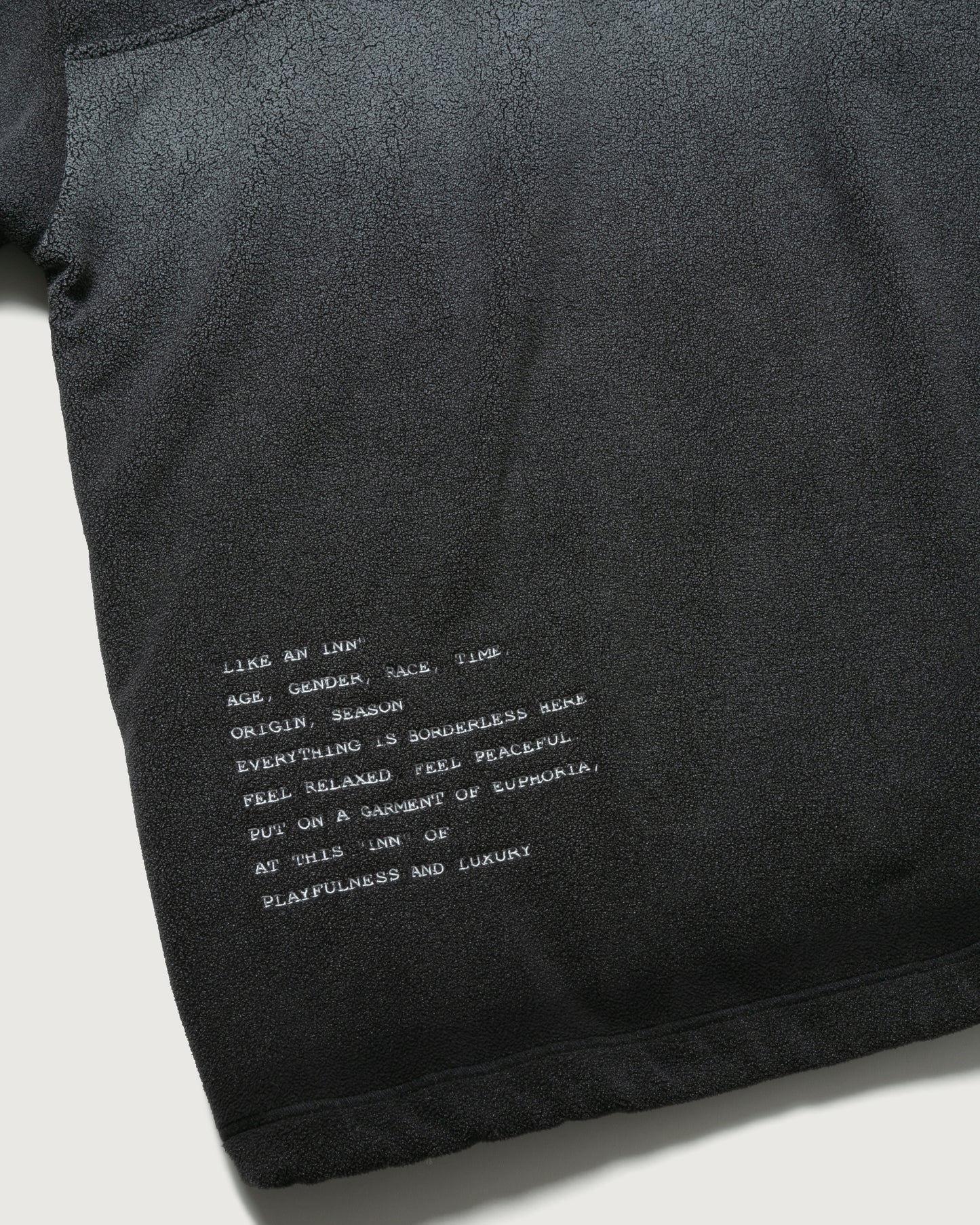 PIGMENT PRINT WASH POLARTEC PULLOVER