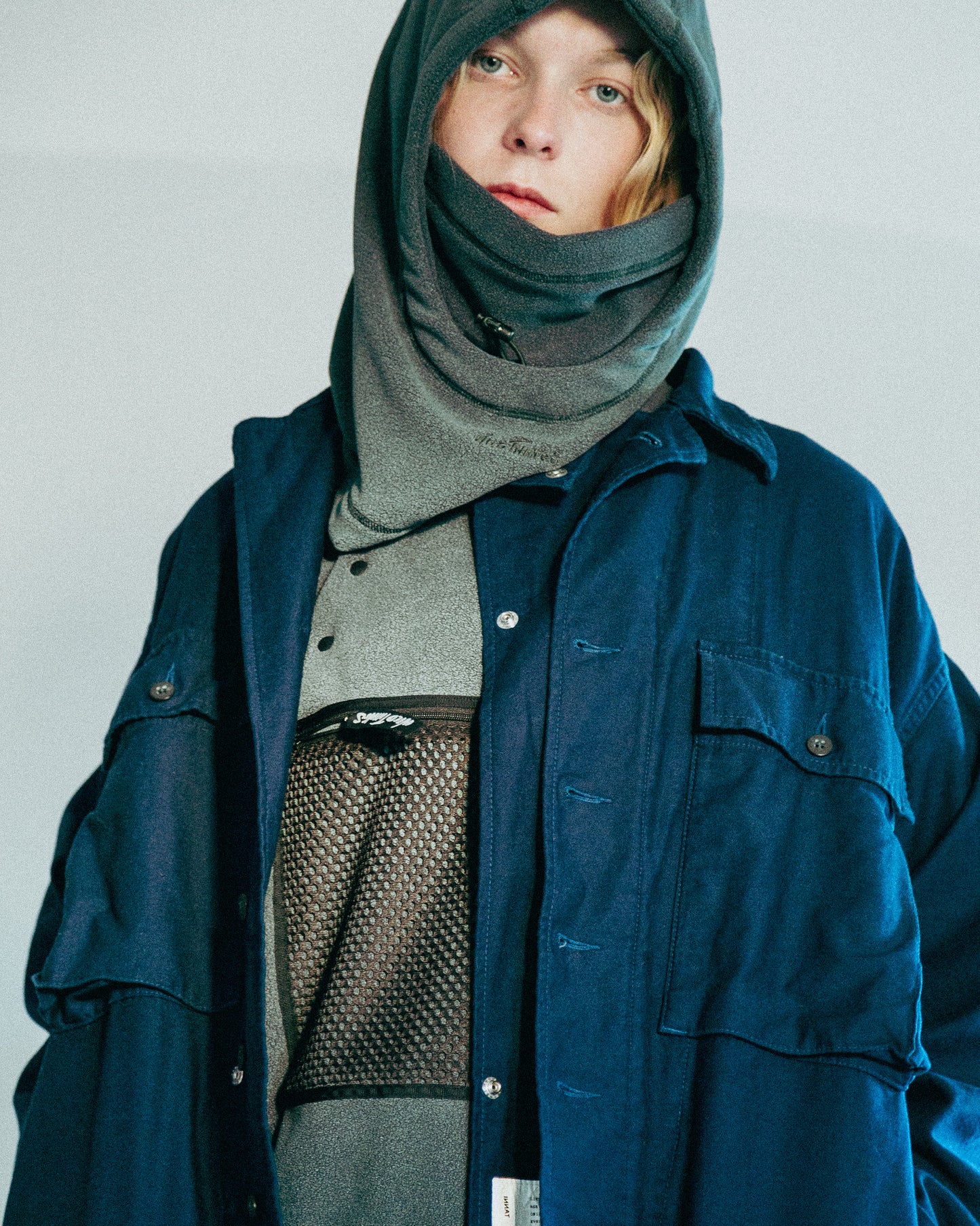 PIGMENT PRINT WASH POLARTEC STORM HOODIE