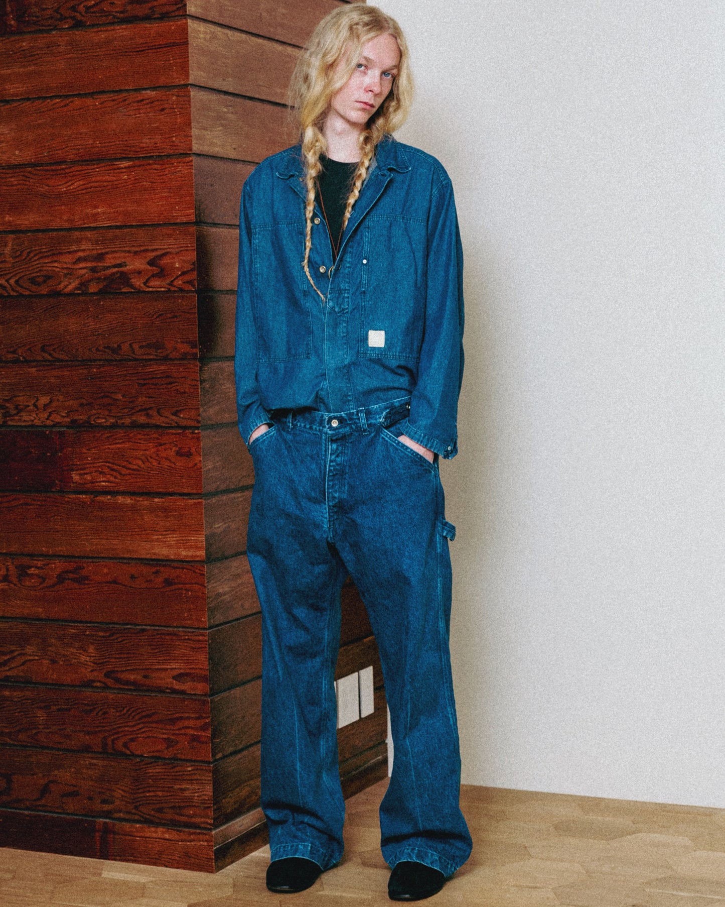 DENIM PAINTER PANTS