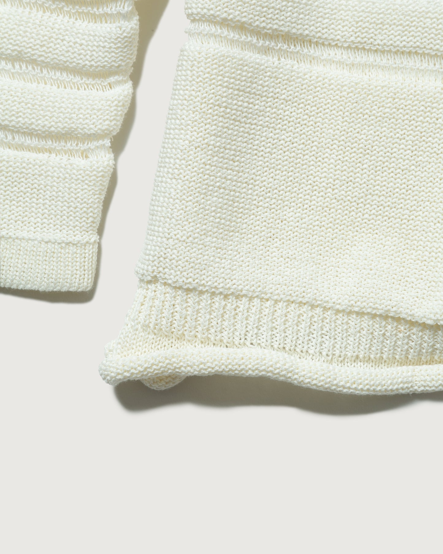 PANEL BORDER SWEATER