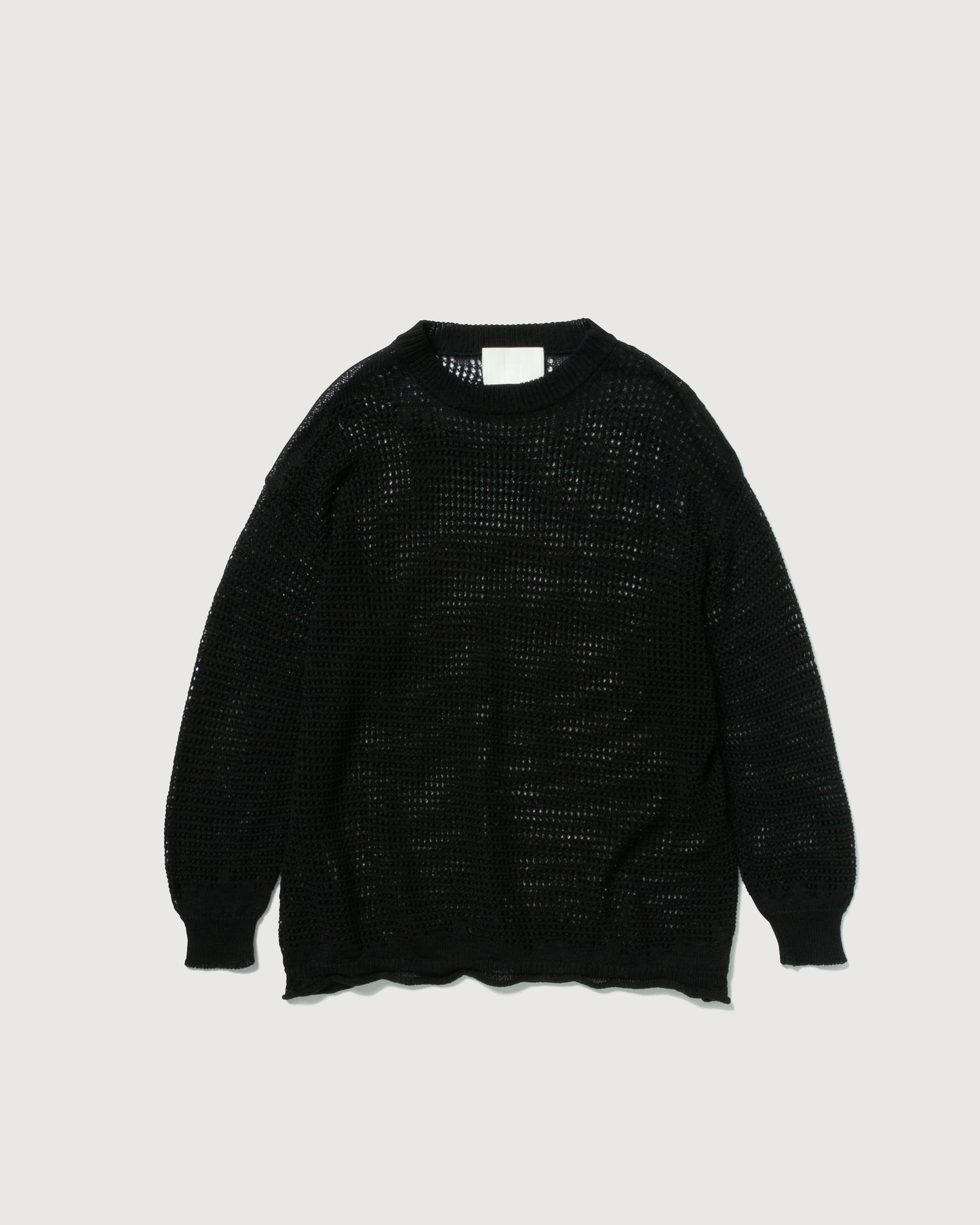 WAFFLE MESH SWEATER