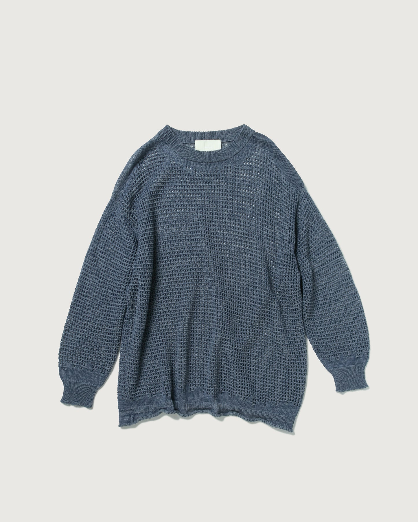 WAFFLE MESH SWEATER