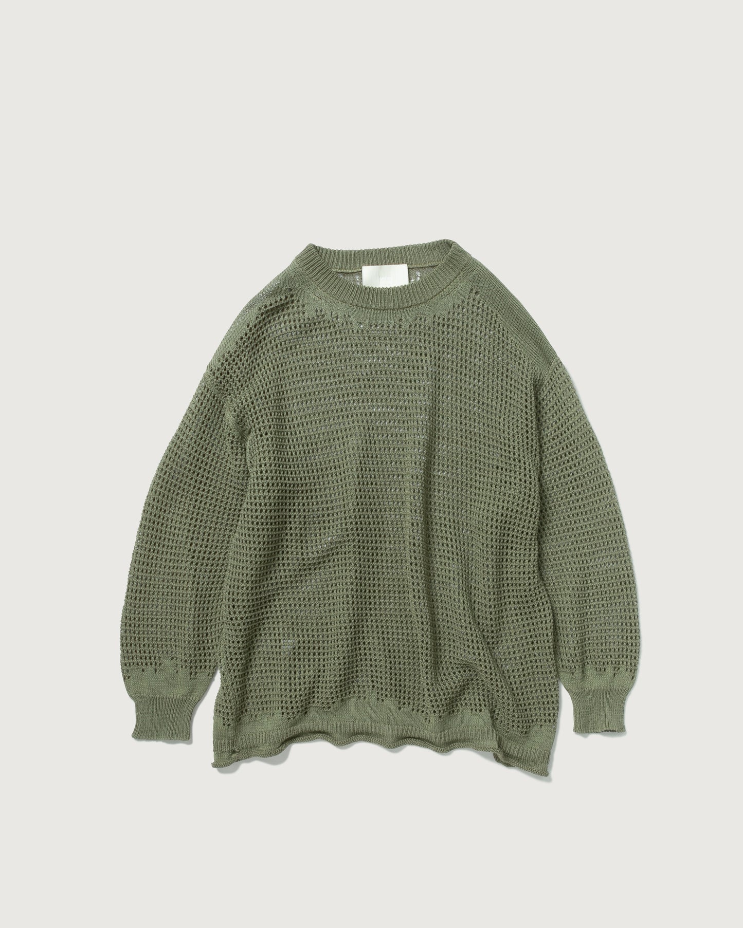 WAFFLE MESH SWEATER