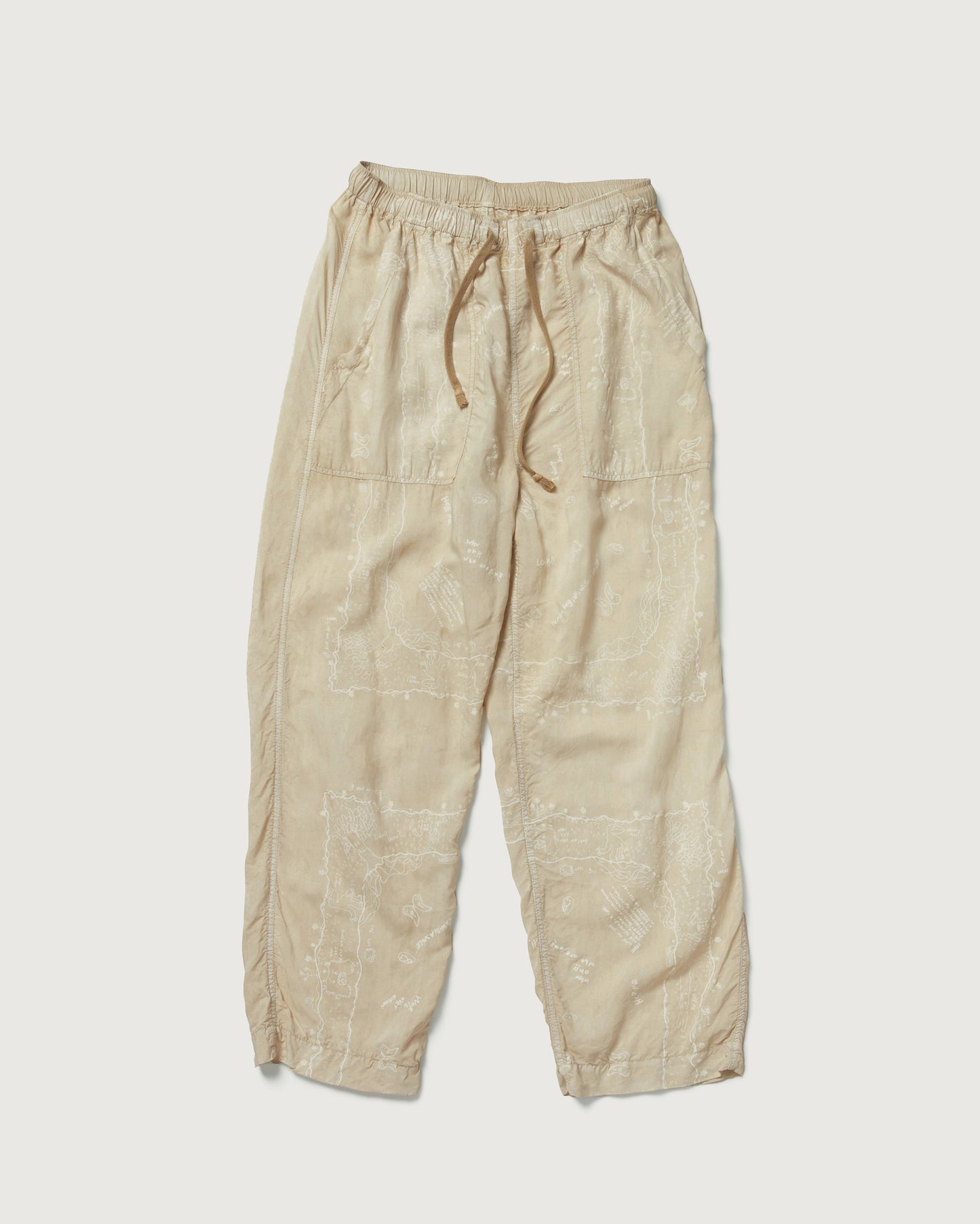 RAKUGAKI BANDANA EASY PANTS
