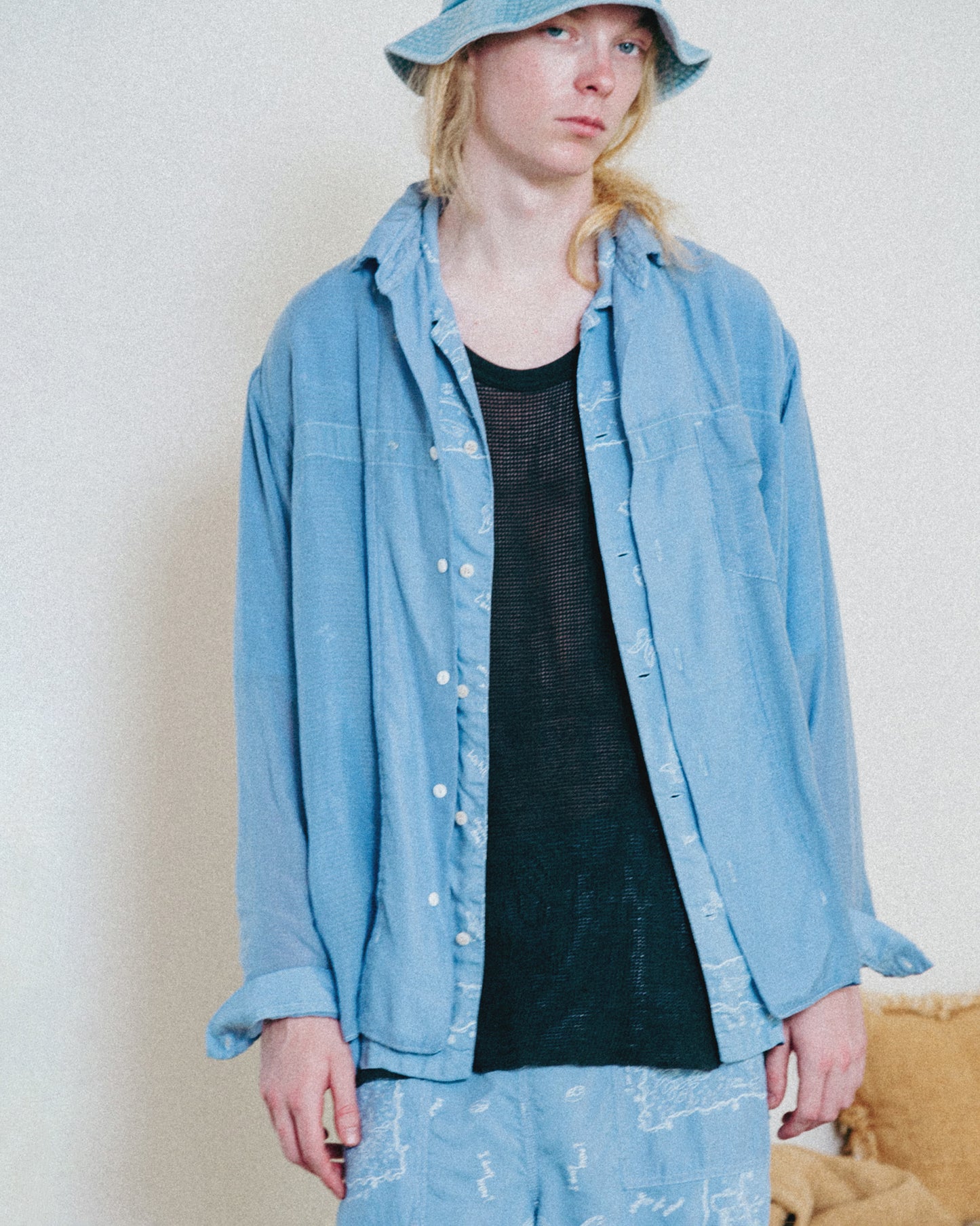 RAKUGAKI BANDANA EASY PANTS