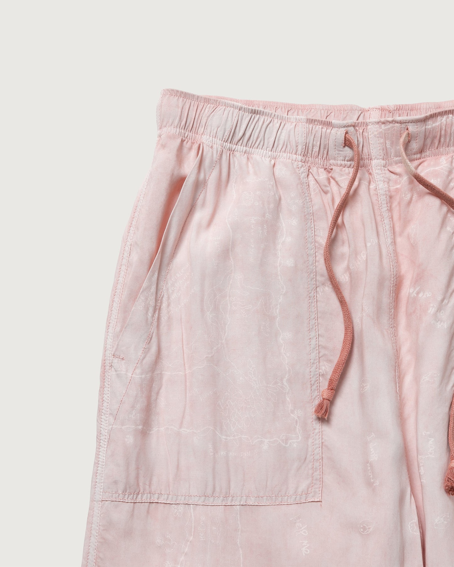 RAKUGAKI BANDANA EASY PANTS