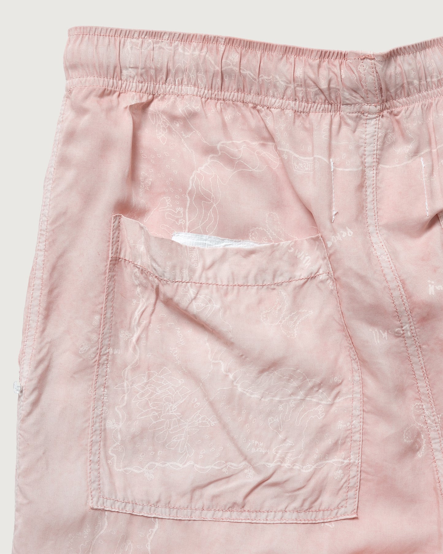 RAKUGAKI BANDANA EASY PANTS