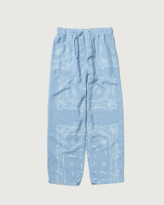 RAKUGAKI BANDANA EASY PANTS