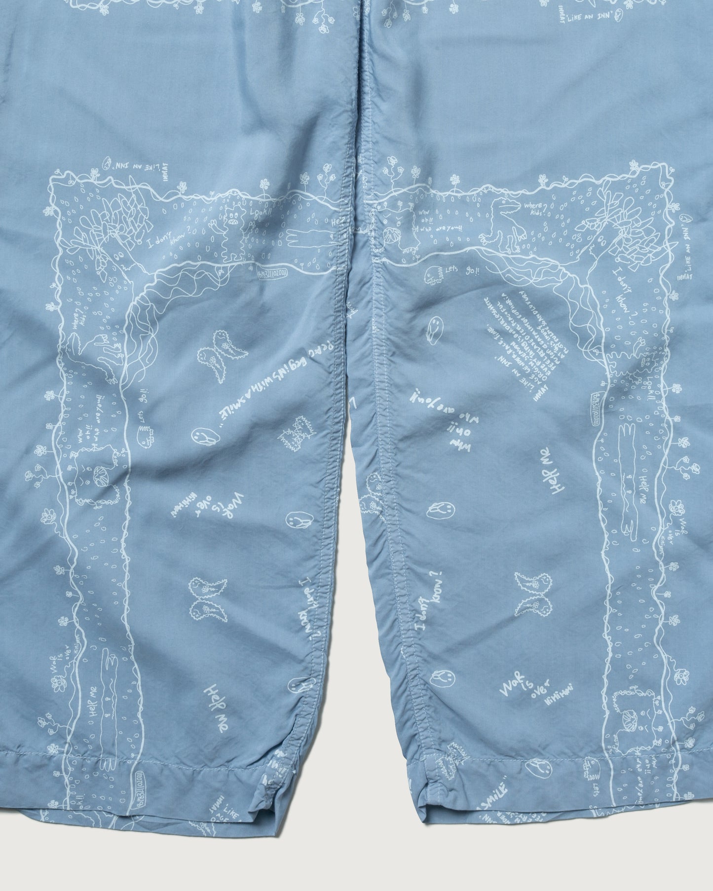 RAKUGAKI BANDANA EASY PANTS