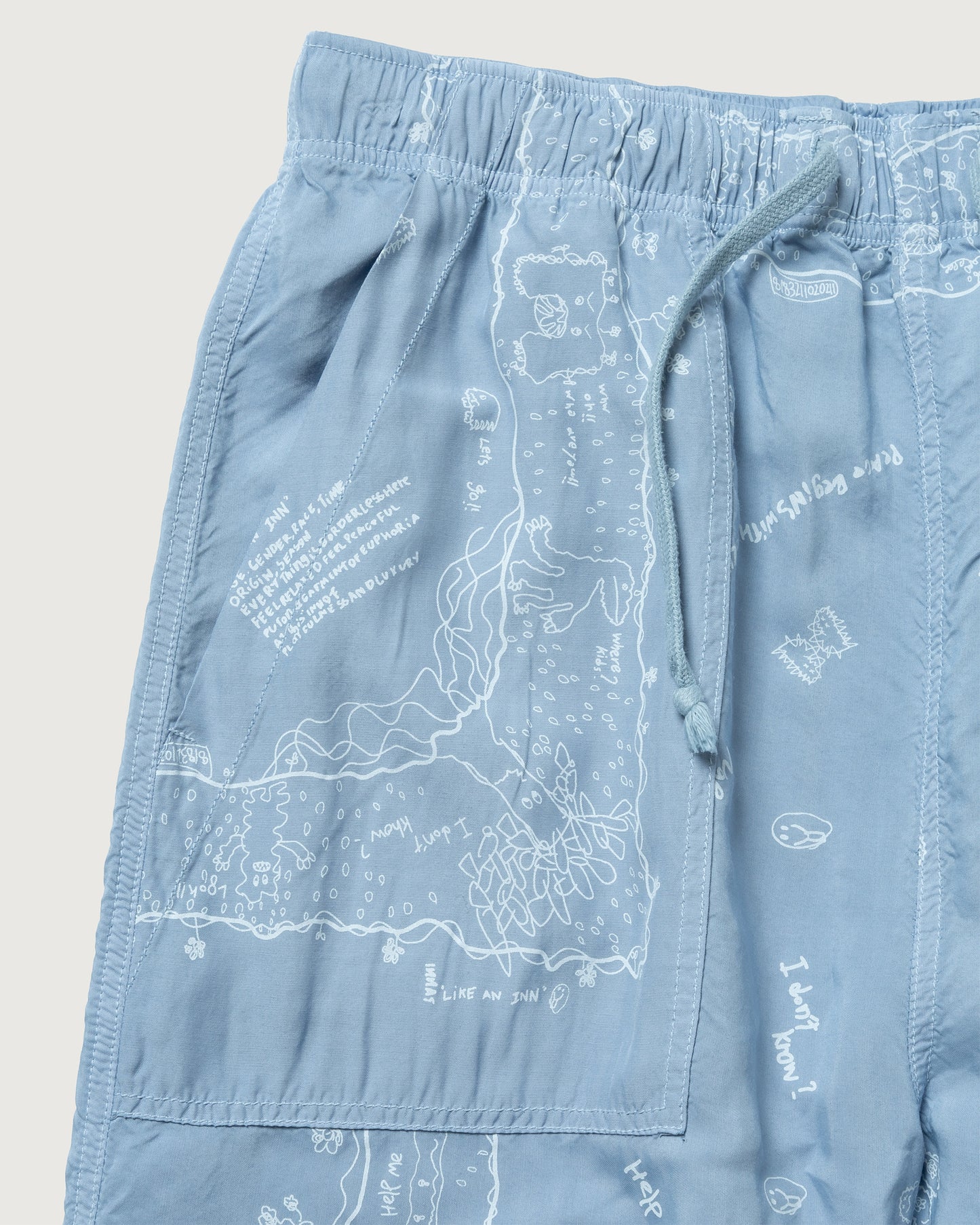 RAKUGAKI BANDANA EASY PANTS
