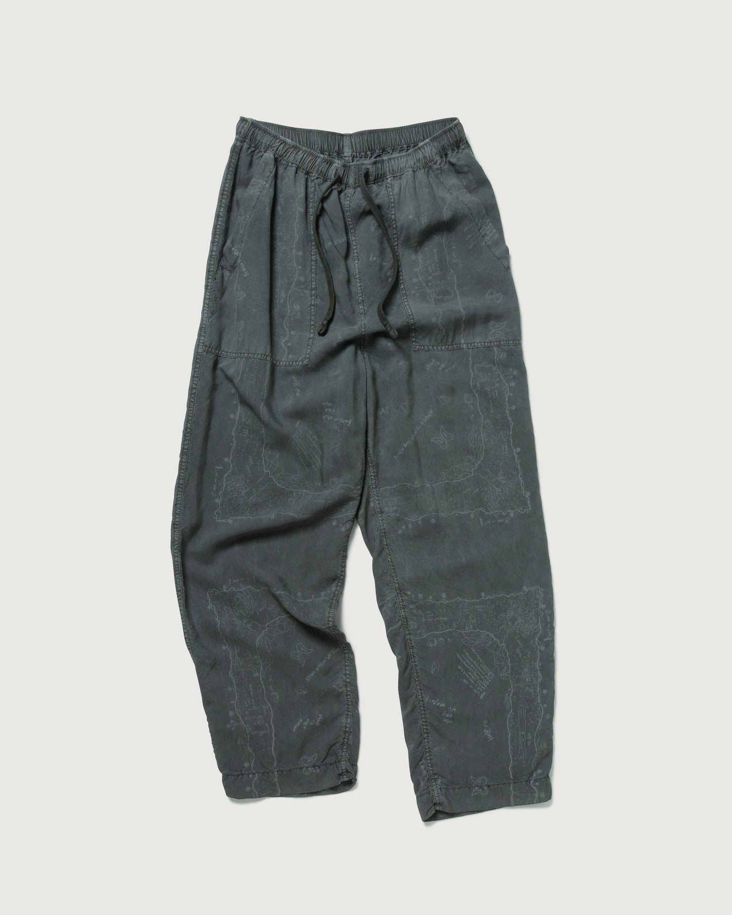 RAKUGAKI BANDANA EASY PANTS