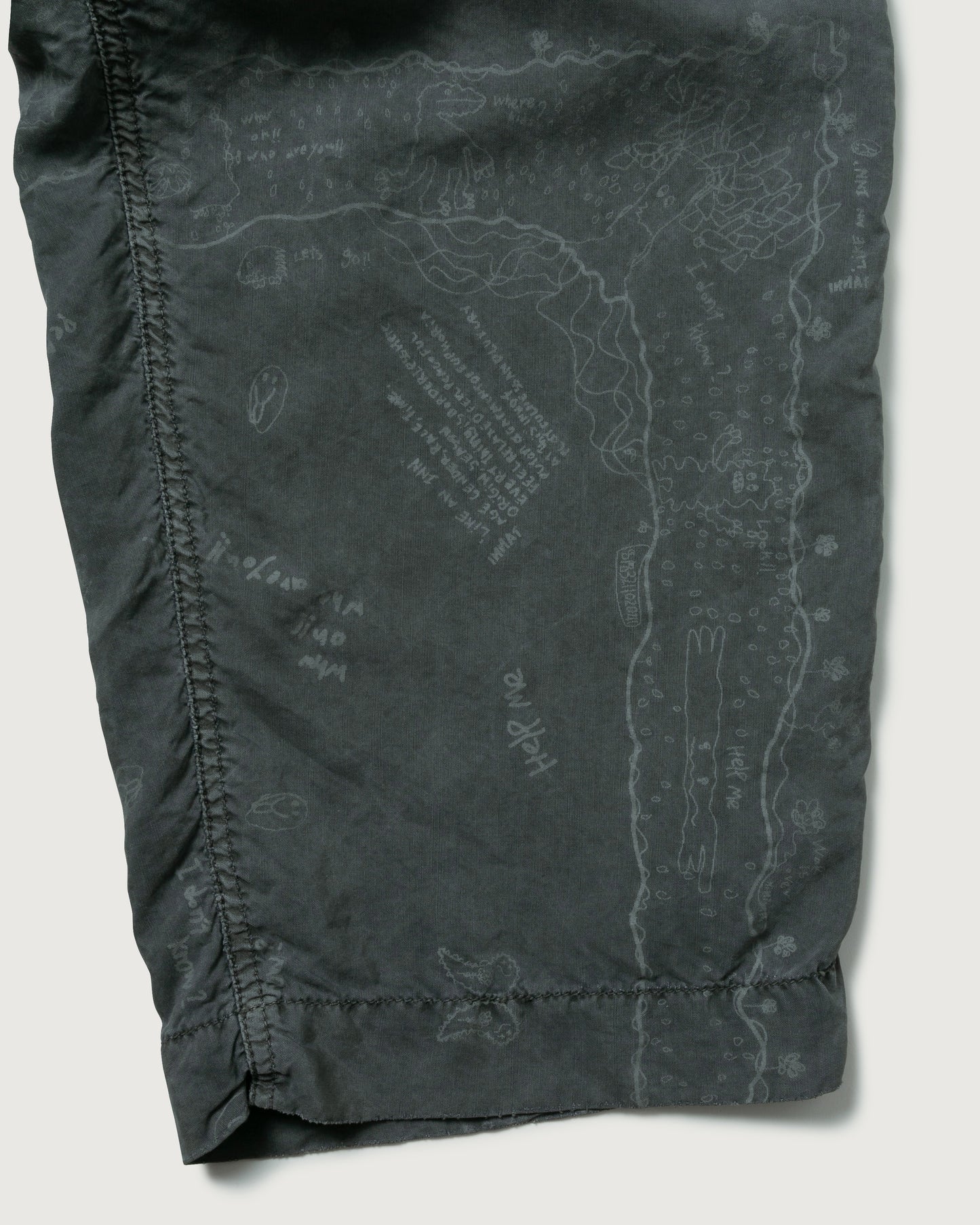 RAKUGAKI BANDANA EASY PANTS