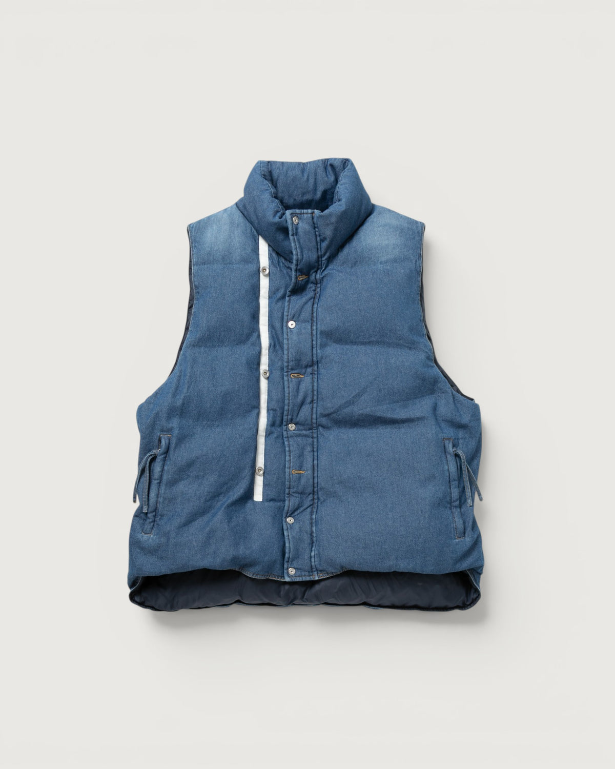 DENIM DOWN VEST