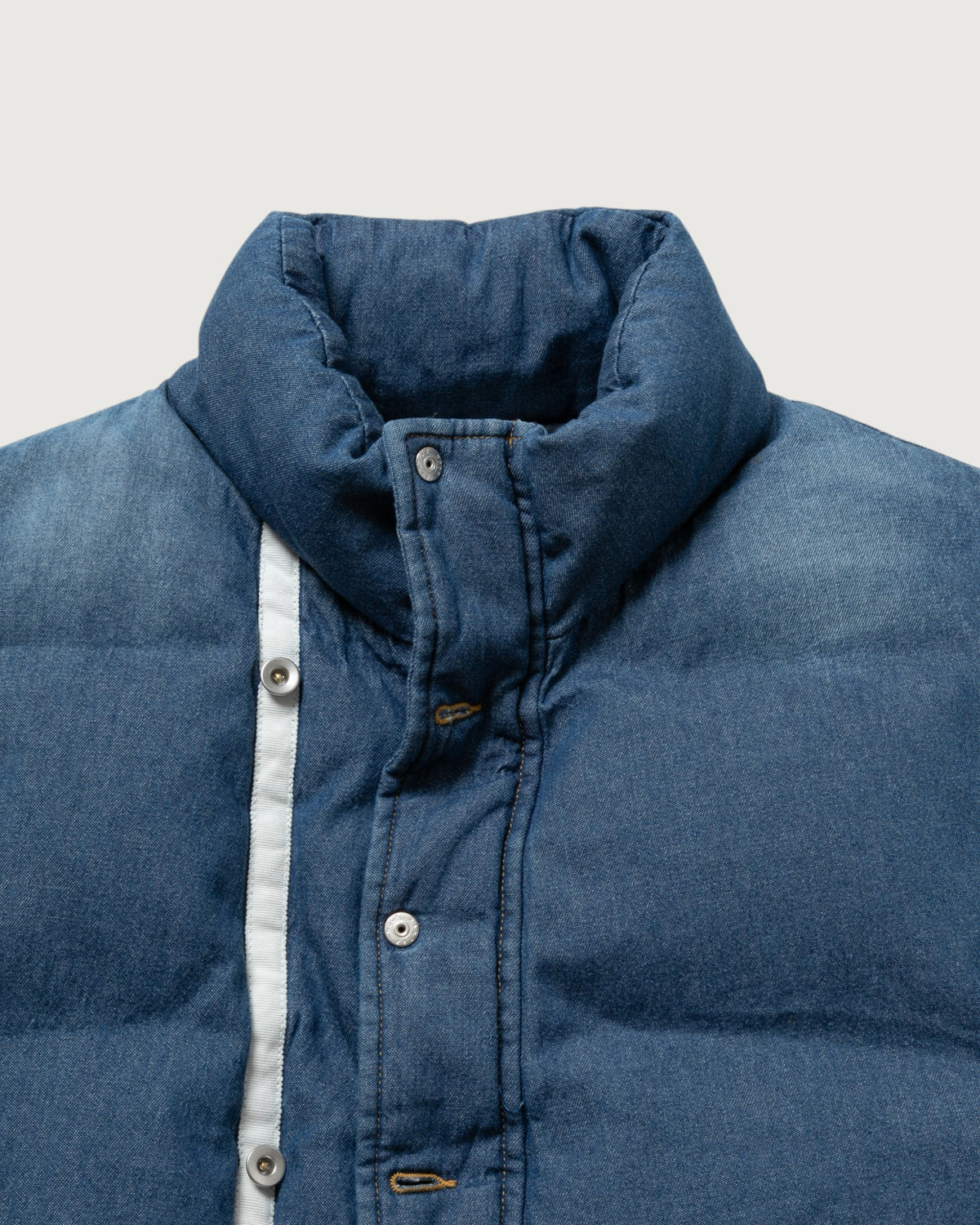 DENIM DOWN VEST