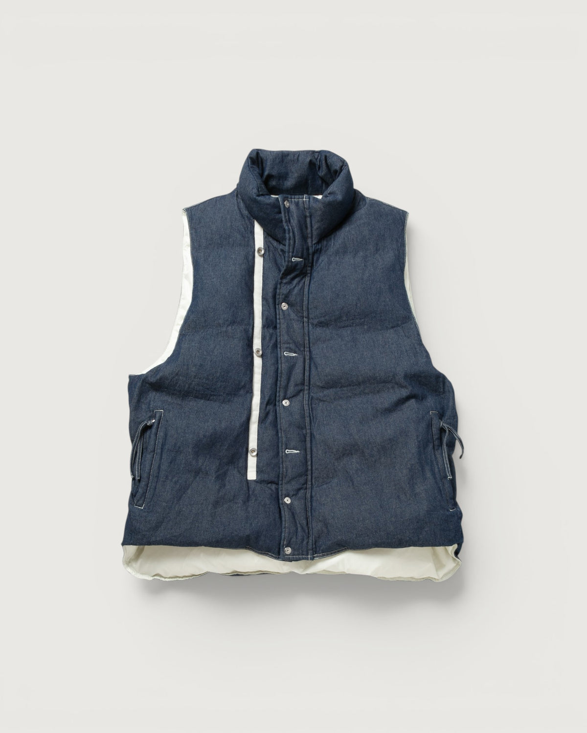 DENIM DOWN VEST