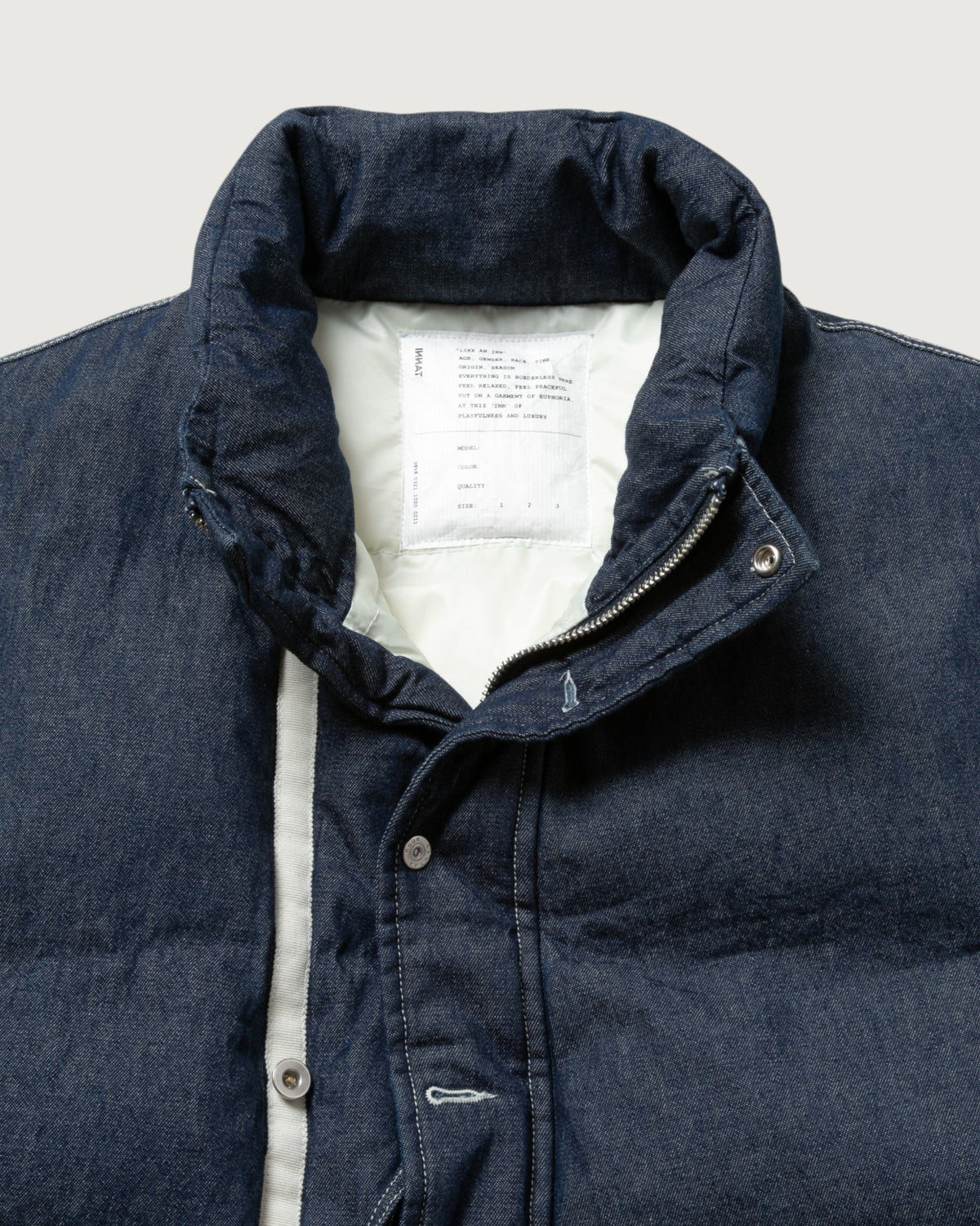 DENIM DOWN VEST