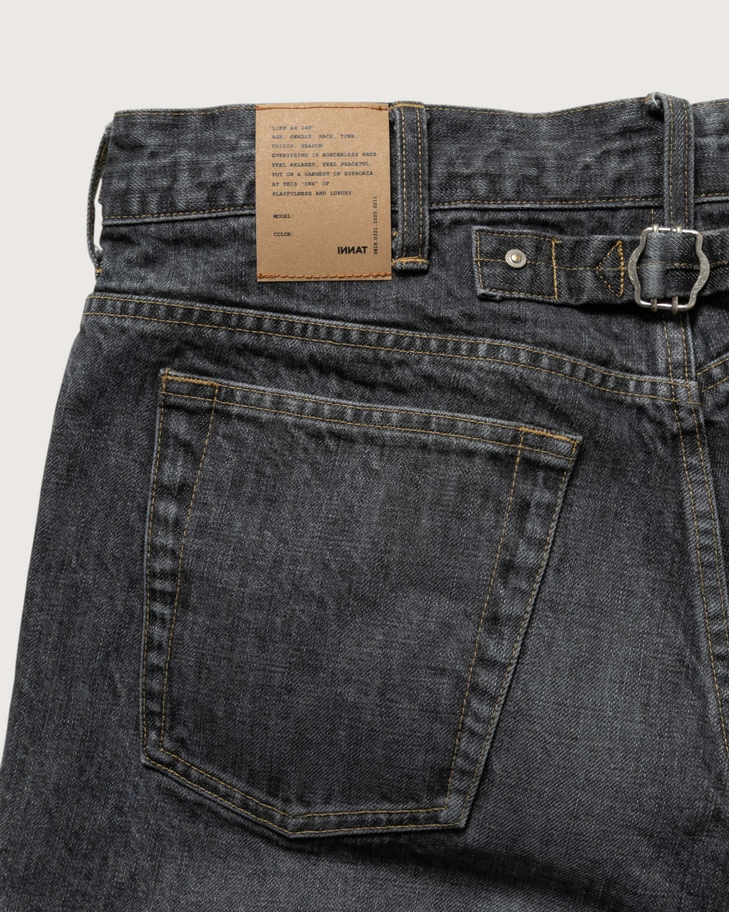 5P STRAIGHT DENIM PANTS