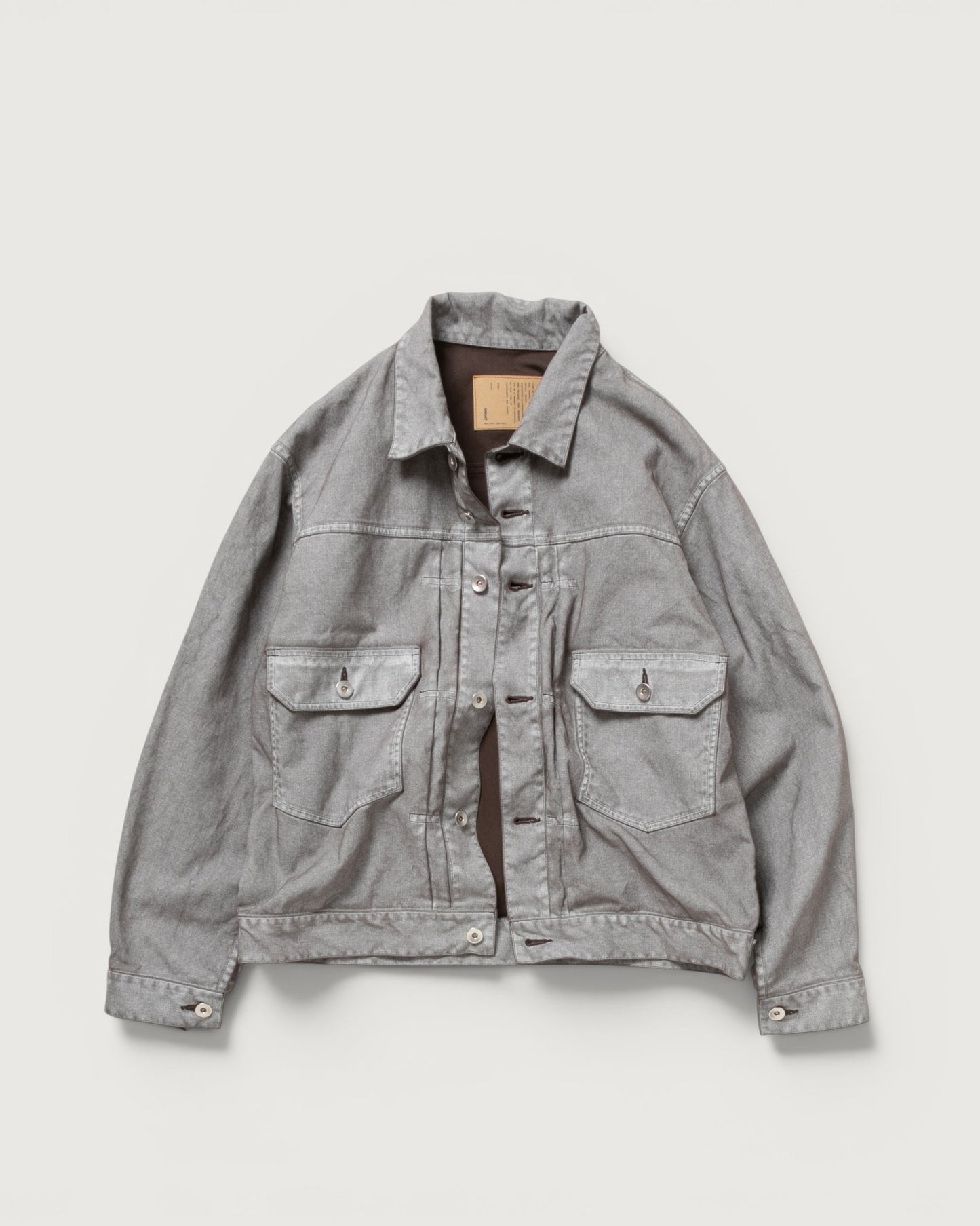 PIGMENT PRINT TYPE-2 TRUCKER JACKET