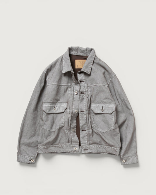 PIGMENT PRINT TYPE-2 TRUCKER JACKET
