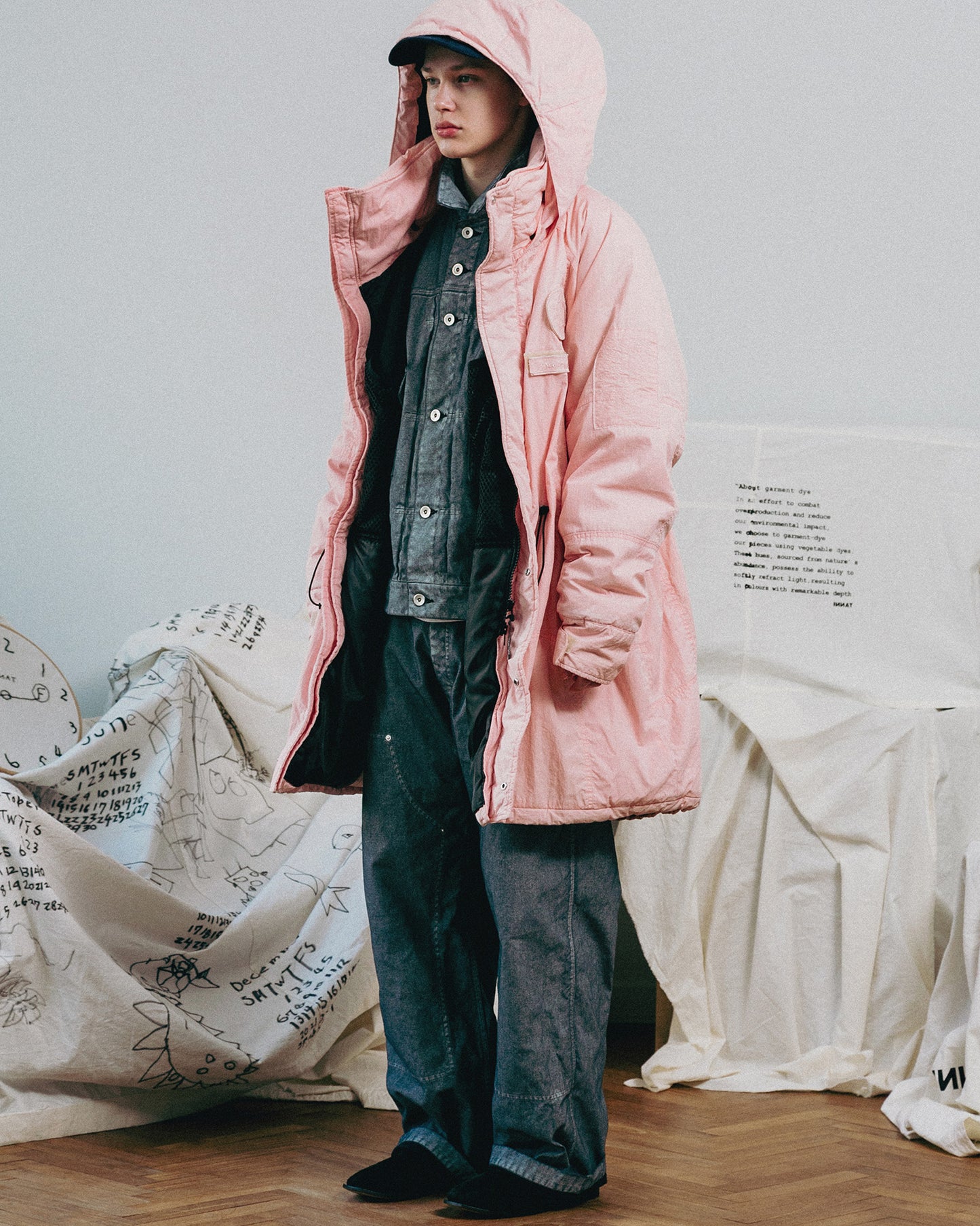 PIGMENT PRINT TYPE-2 TRUCKER JACKET